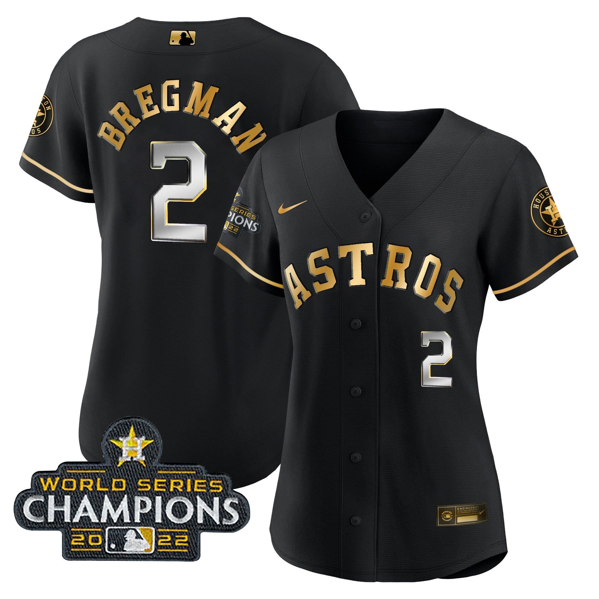 Women’s Houston 2022 World Series Champions Player Jersey