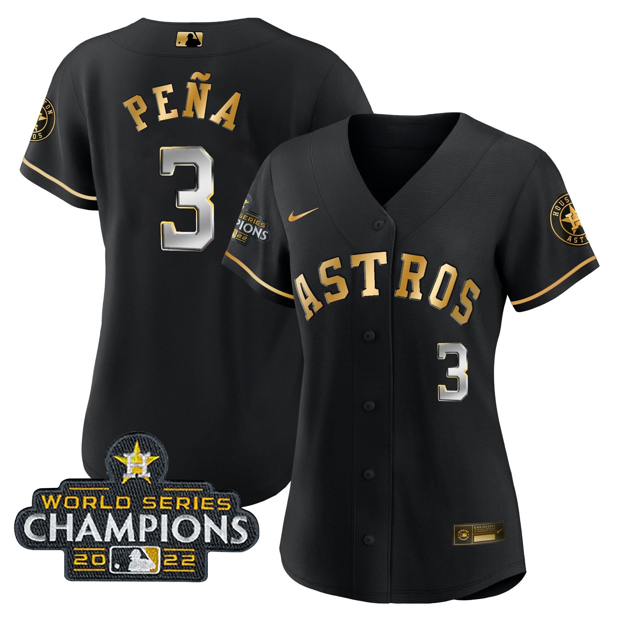 Women’s Houston 2022 World Series Champions Player Jersey