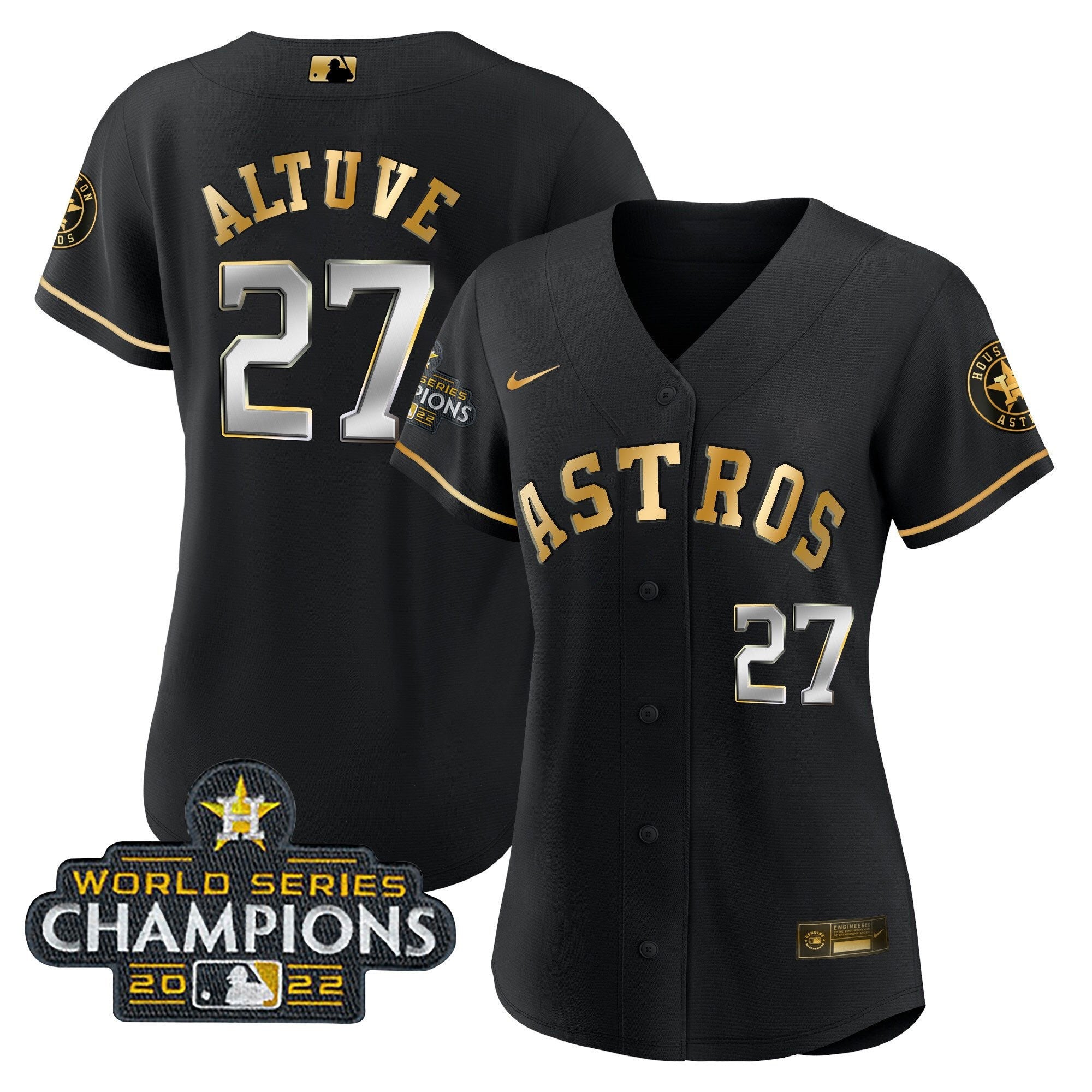 Women’s Houston 2022 World Series Champions Player Jersey