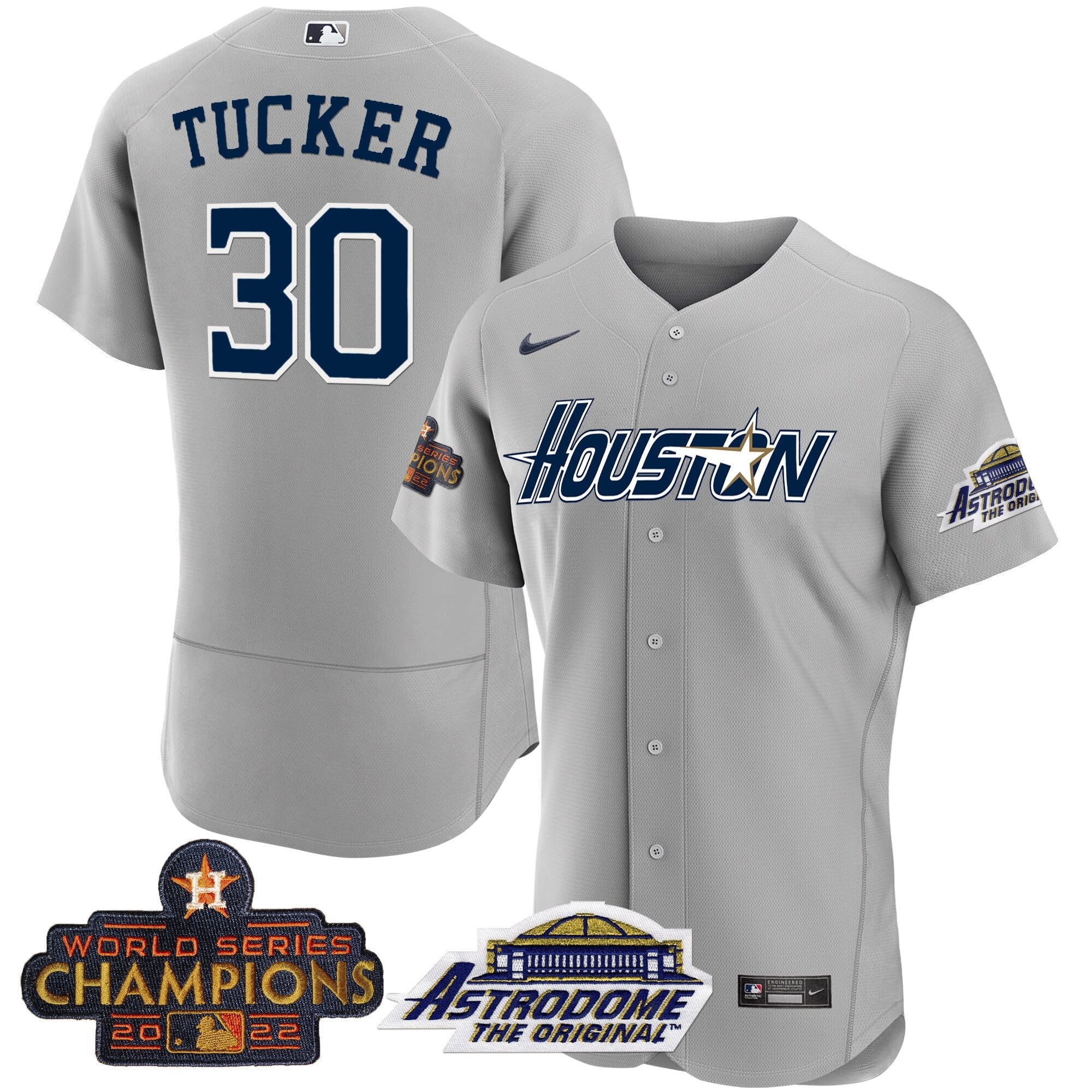Men’s Houston 2022 Astrodome & Champions Patch Jersey