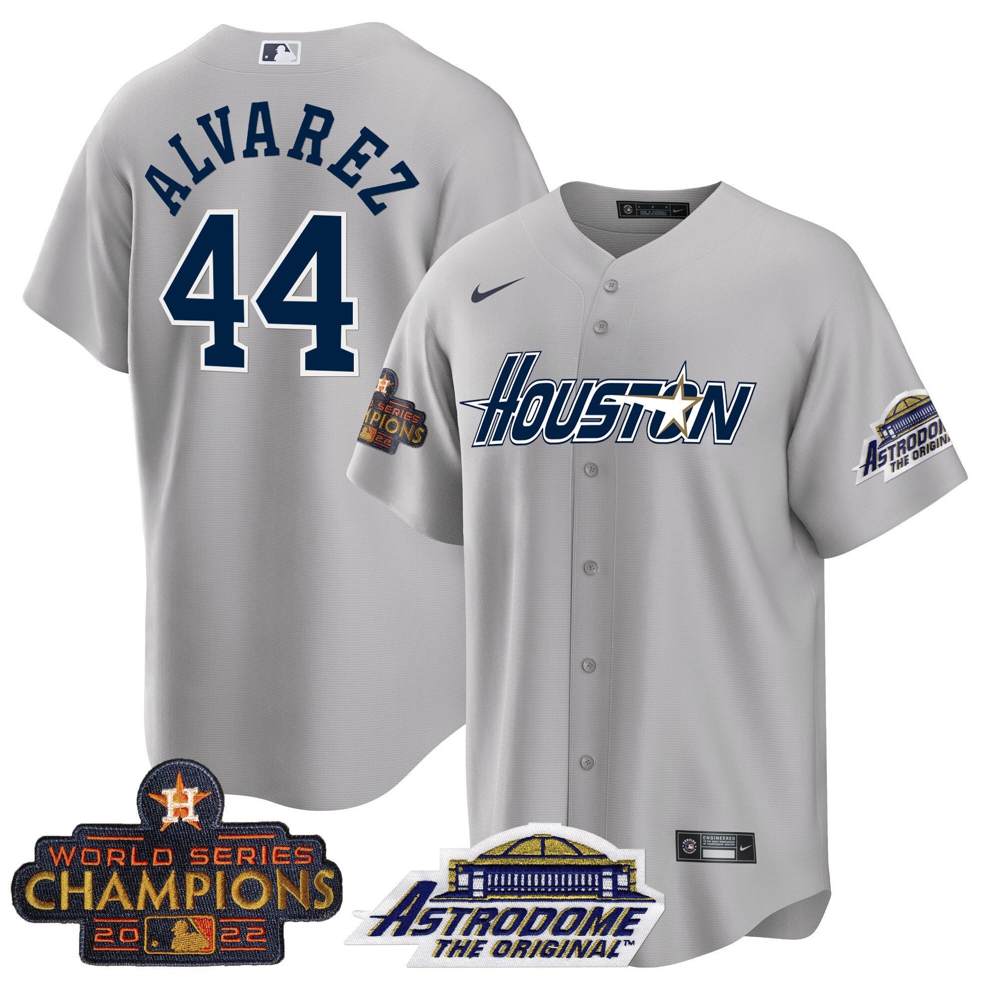 Men’s Houston 2022 Astrodome & Champions Patch Jersey