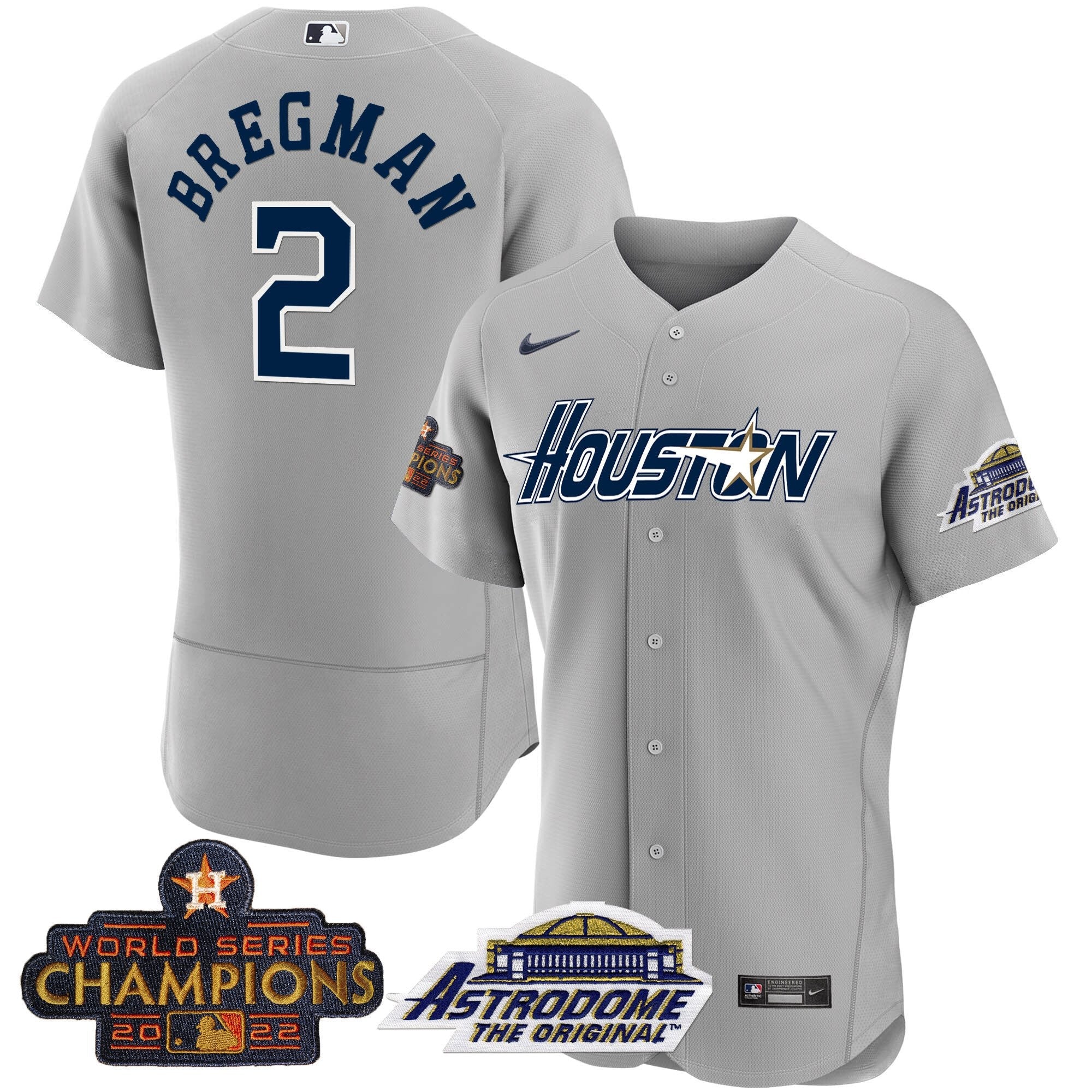 Men’s Houston 2022 Astrodome & Champions Patch Jersey