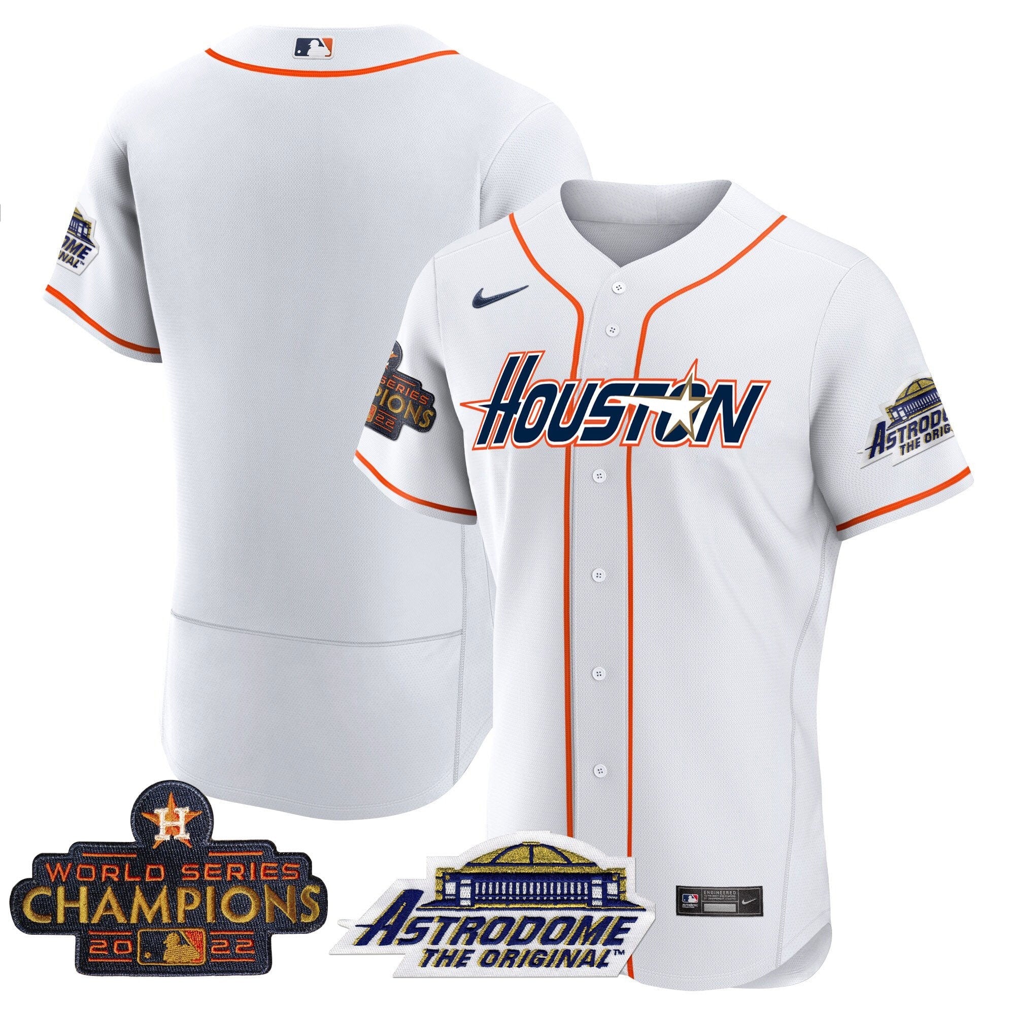 Men’s Houston 2022 Astrodome & Champions Patch Jersey