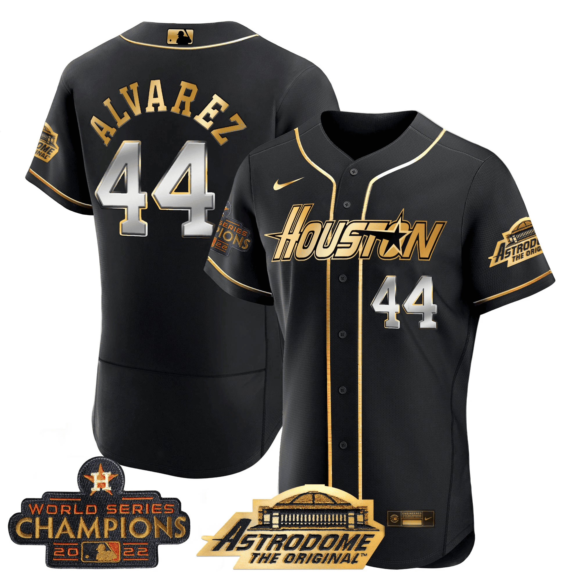 Men’s Houston 2022 Astrodome & Champions Patch Jersey