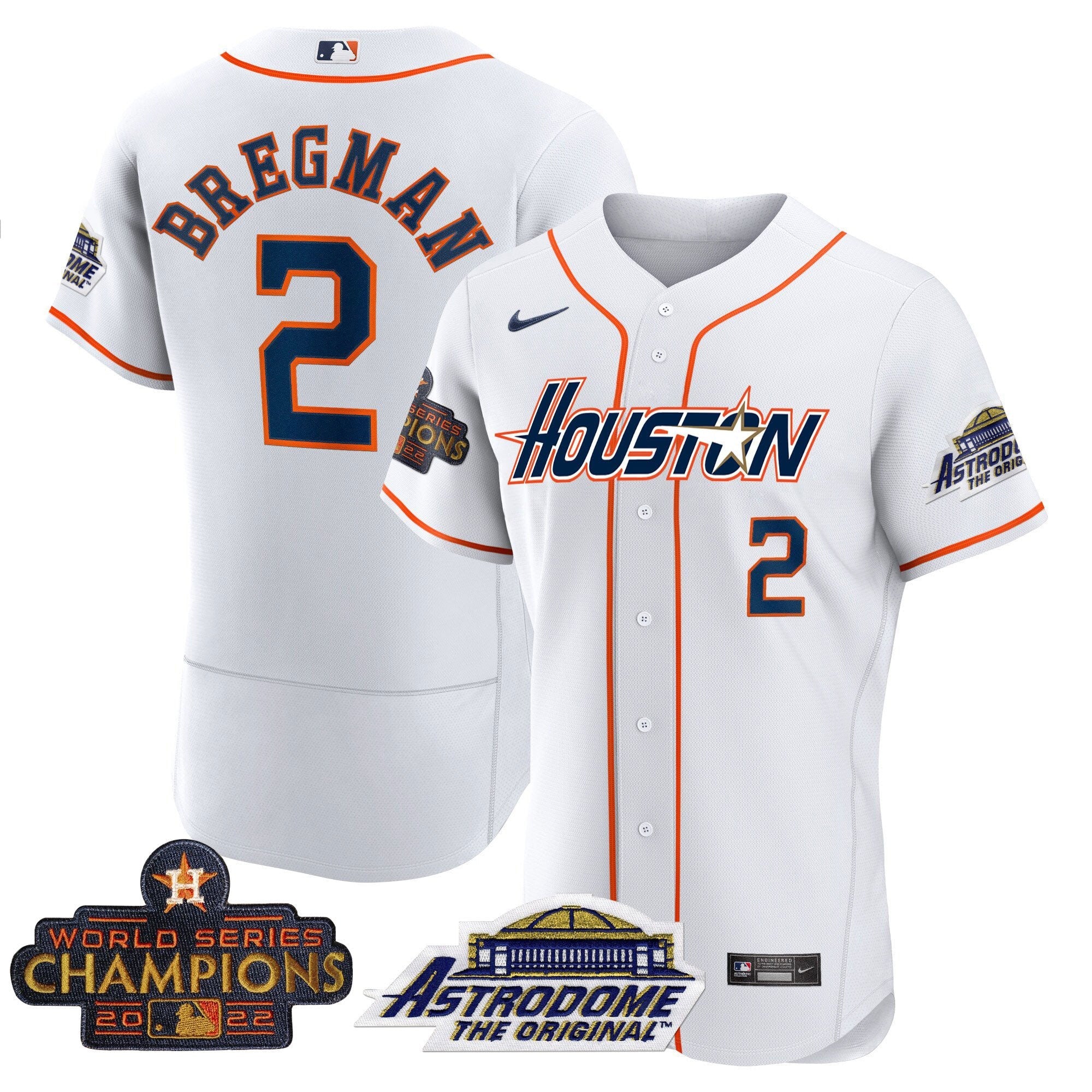 Men’s Houston 2022 Astrodome & Champions Patch Jersey