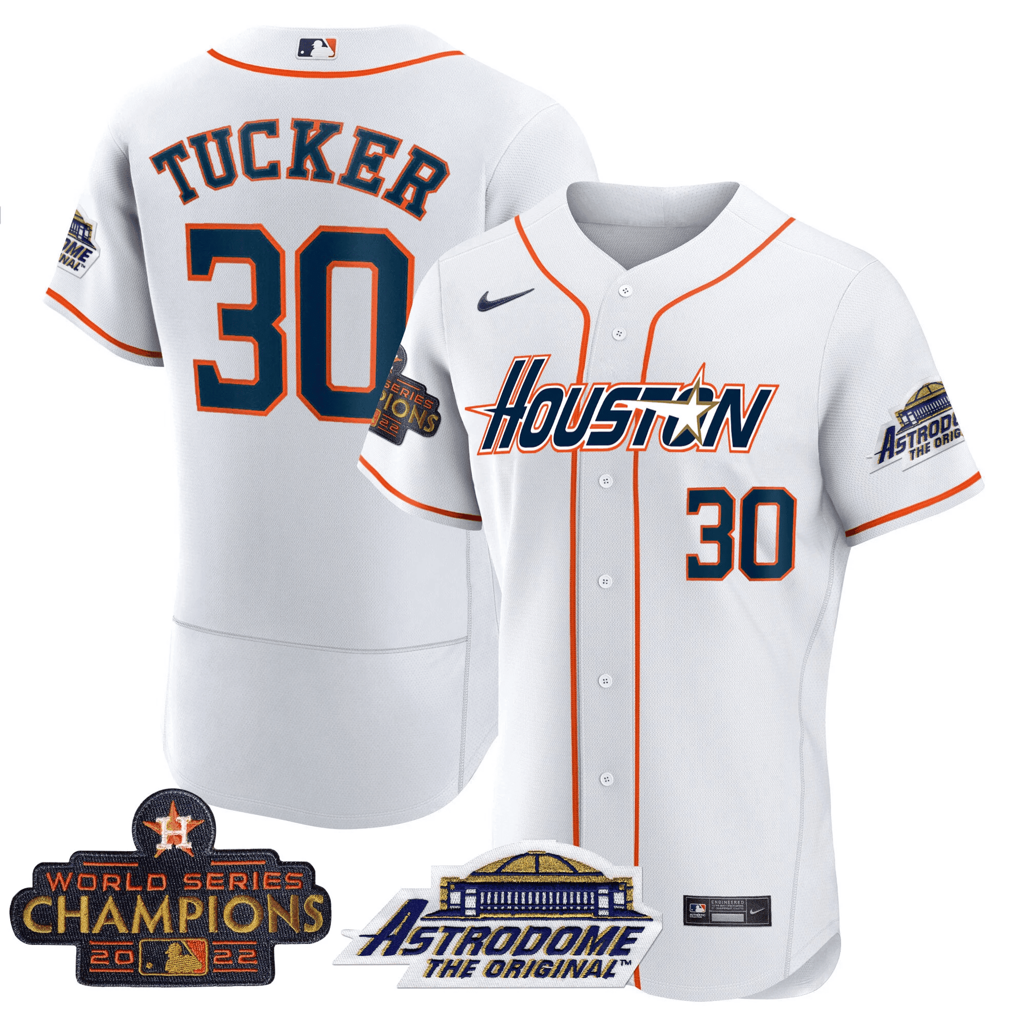 Men’s Houston 2022 Astrodome & Champions Patch Jersey