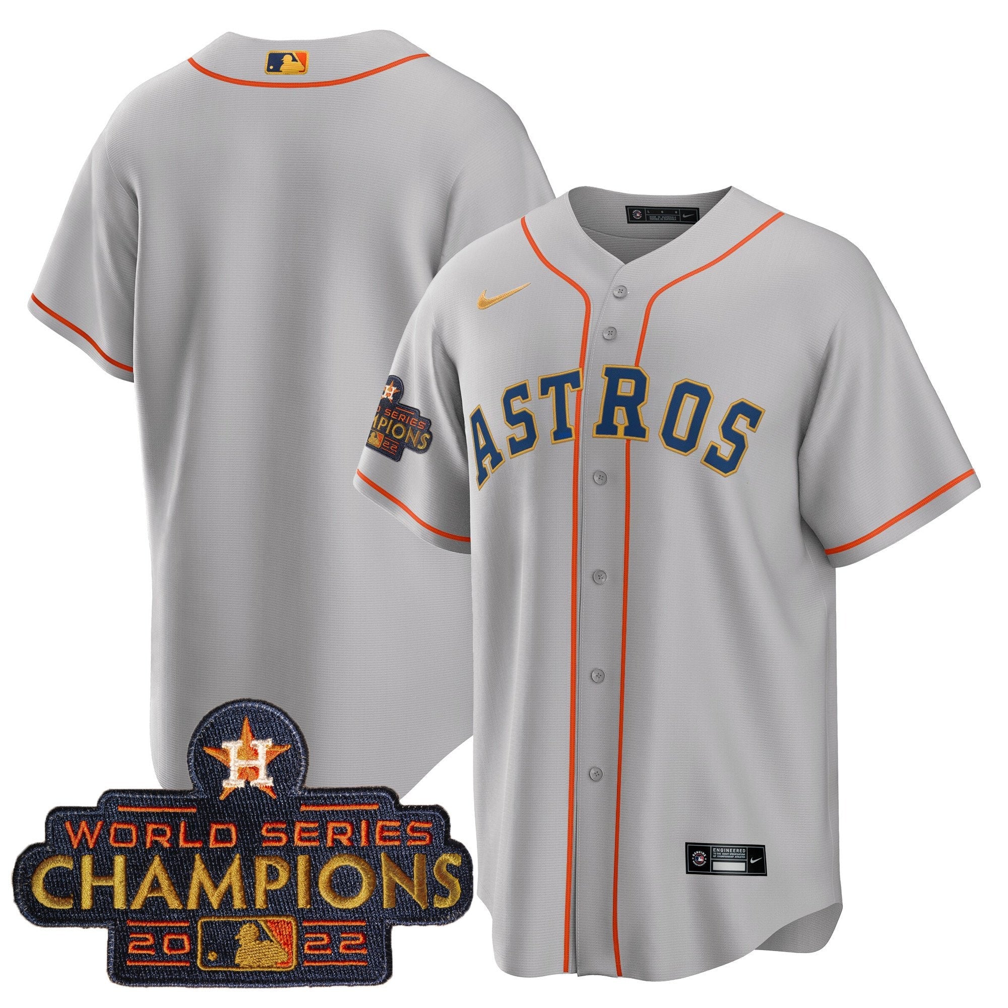Men’s 2023 Champions Gray Gold Jersey