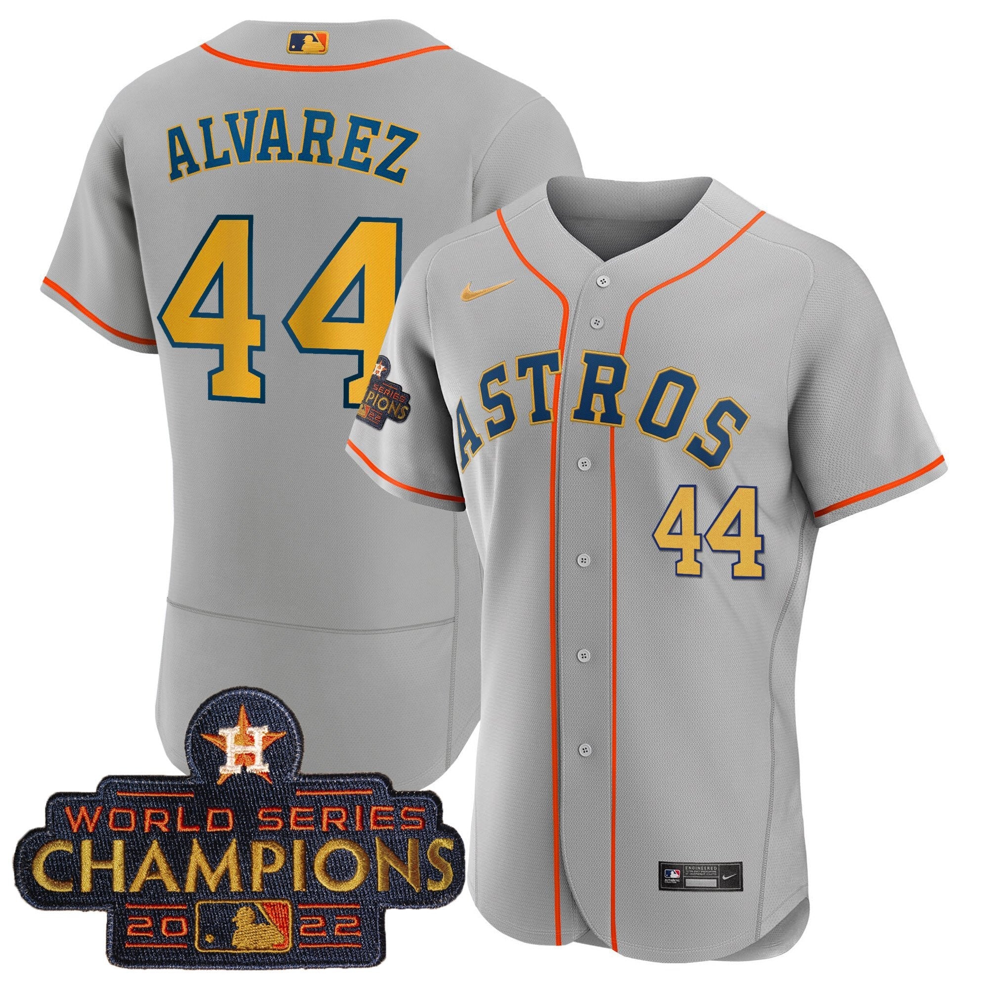 Men’s 2023 Champions Gray Gold Jersey