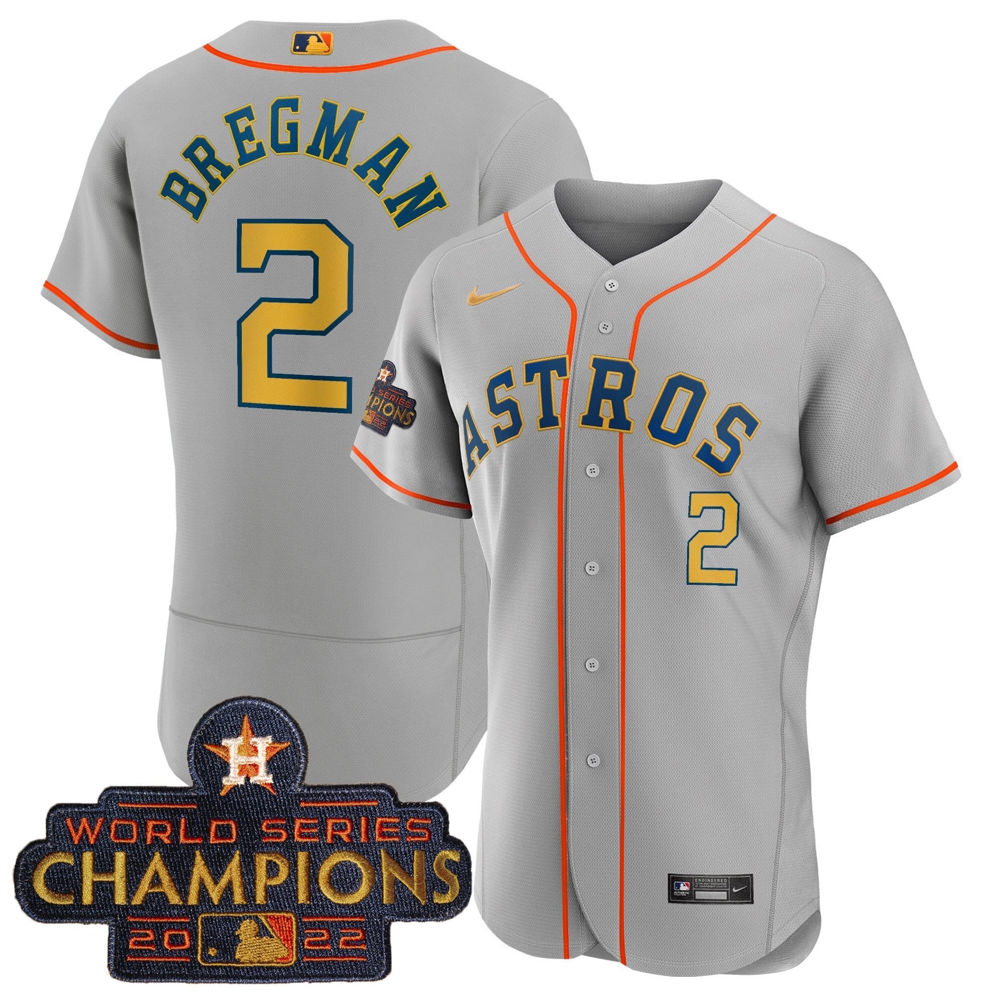 Men’s 2023 Champions Gray Gold Jersey