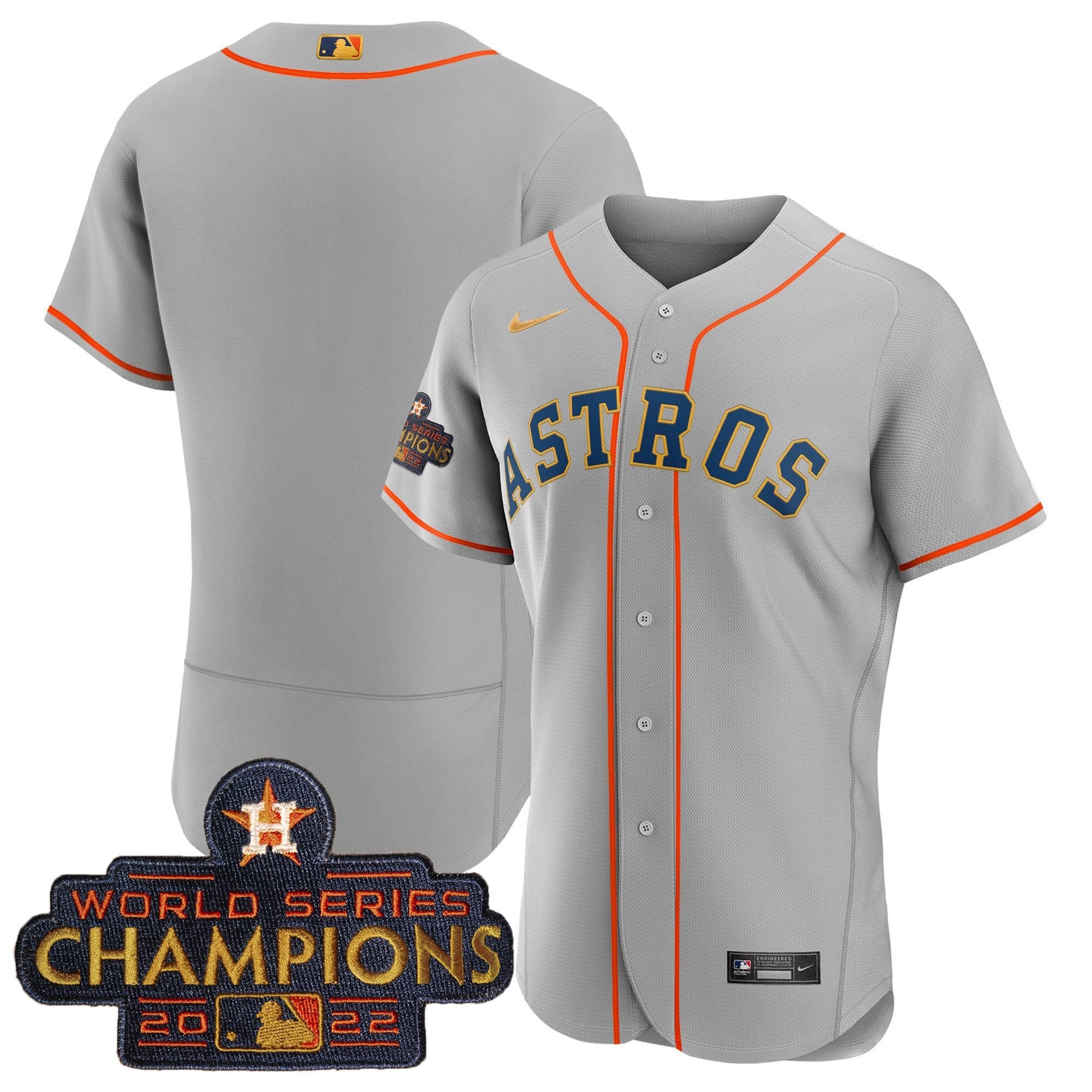 Men’s 2023 Champions Gray Gold Jersey