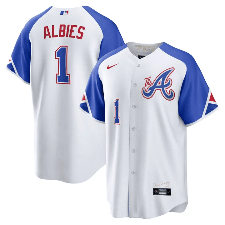 Ozzie Albies Atlanta 2023 City Connect Jersey