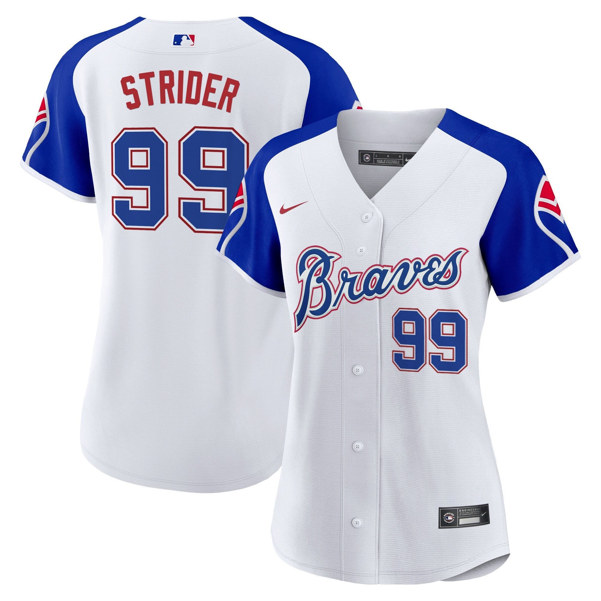 Women’s Atlanta Throwback 1974 – 1982 Baseball Jersey