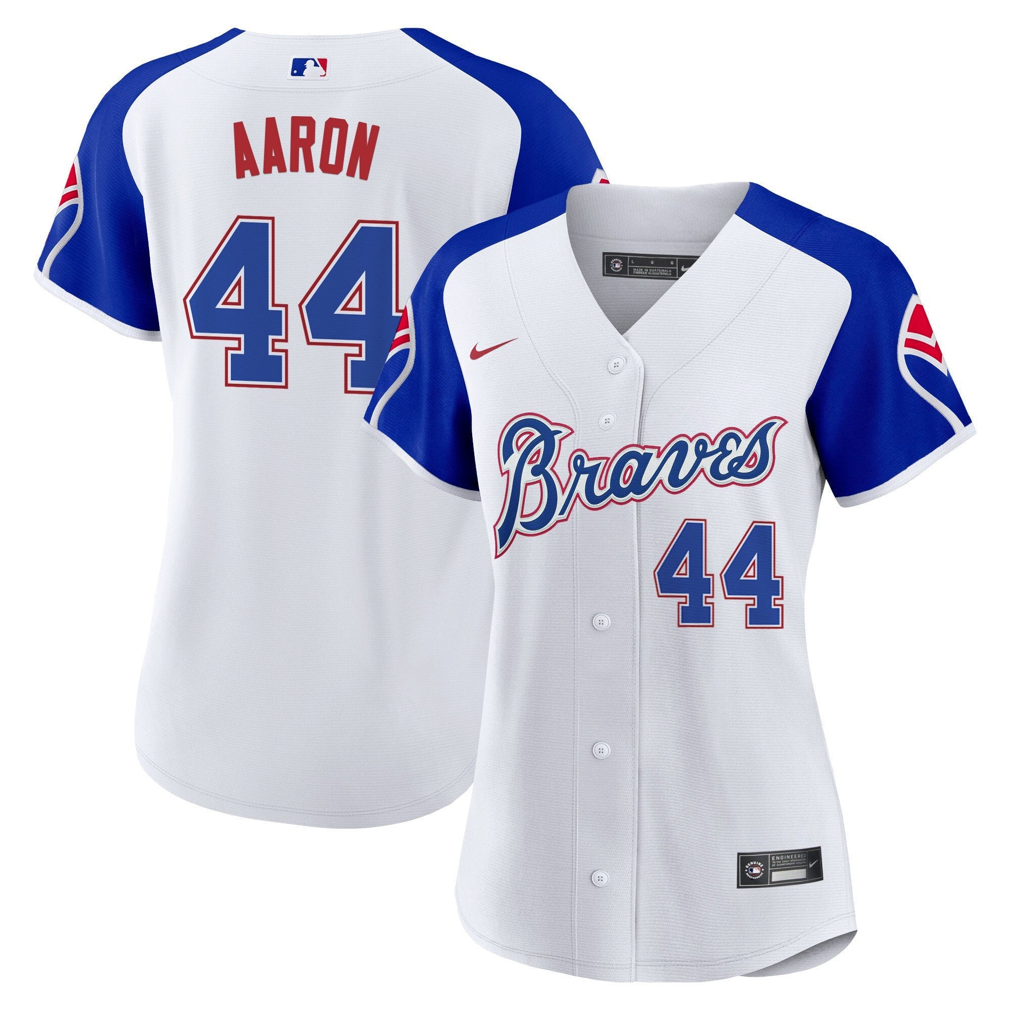 Women’s Atlanta Throwback 1974 – 1982 Baseball Jersey
