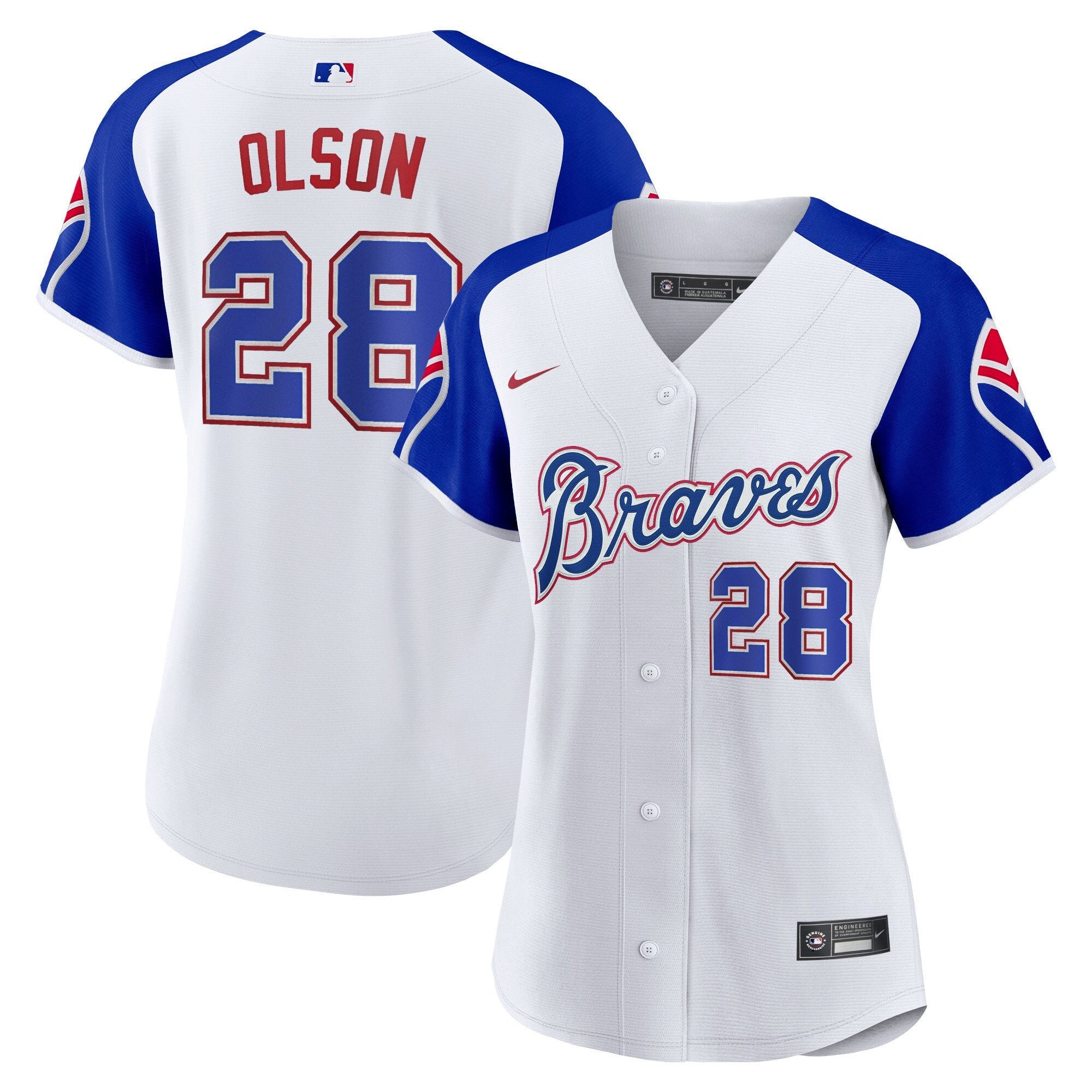 Women’s Atlanta Throwback 1974 – 1982 Baseball Jersey