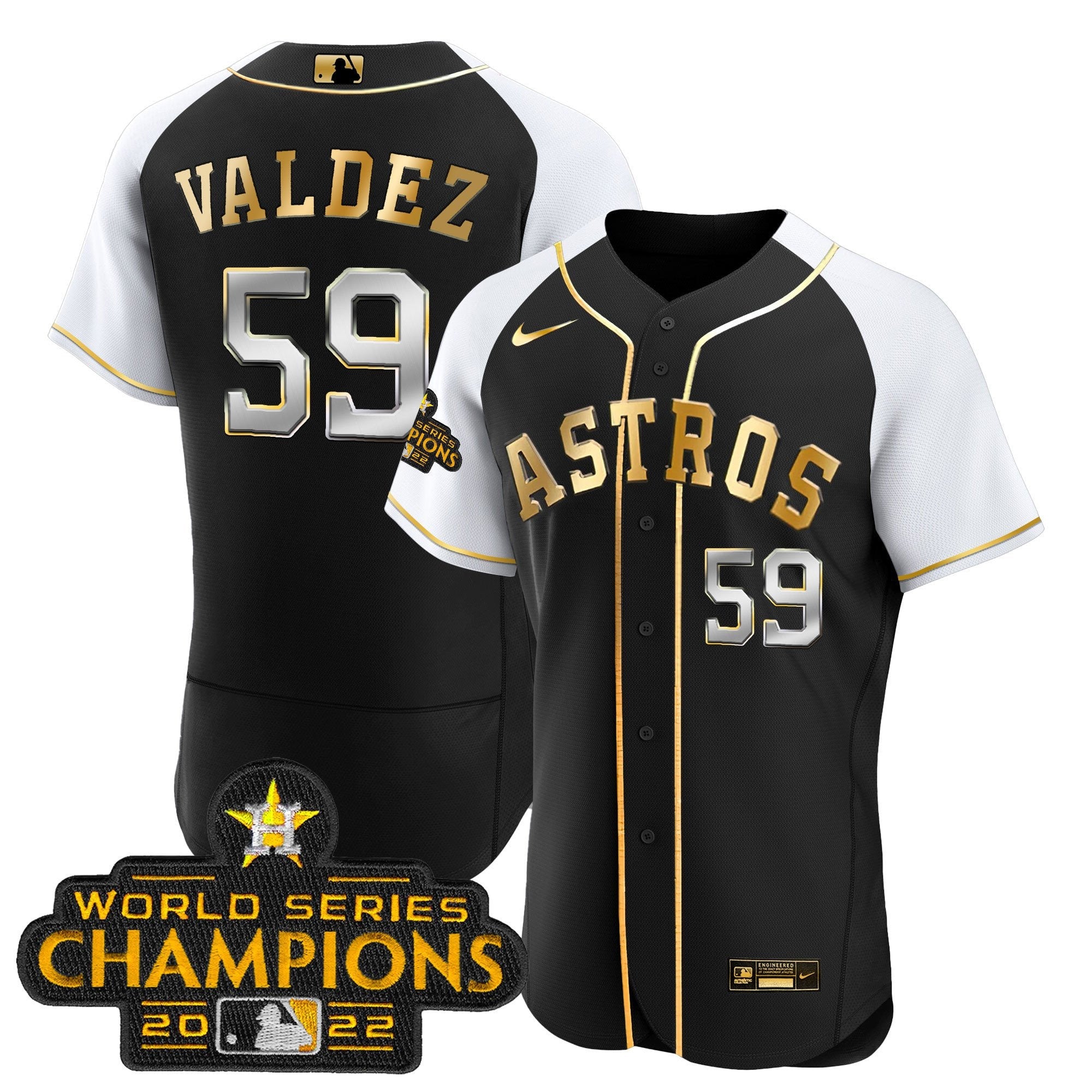 Framber Valdez 2023 Gold Alternate Flex Base Jersey