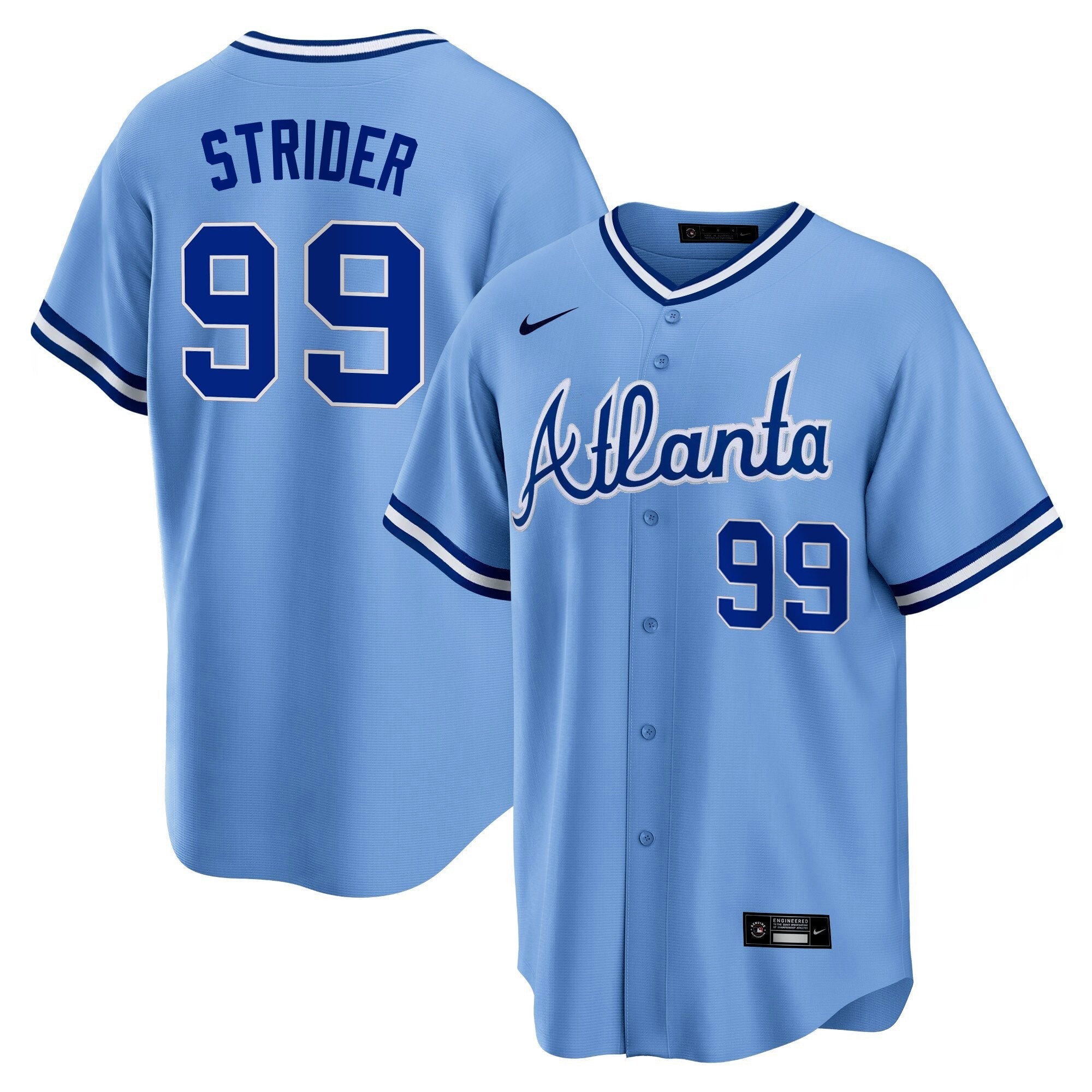 Men’s Atlanta Throwback 1974 – 1982 Cool Base Jersey