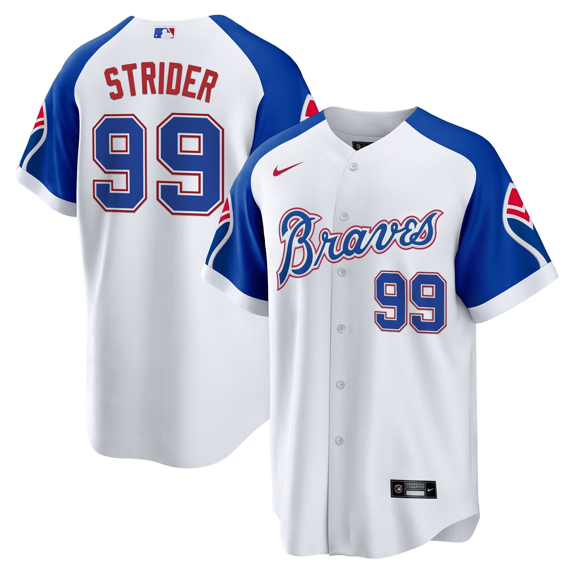 Men’s Atlanta Throwback 1974 – 1982 Cool Base Jersey
