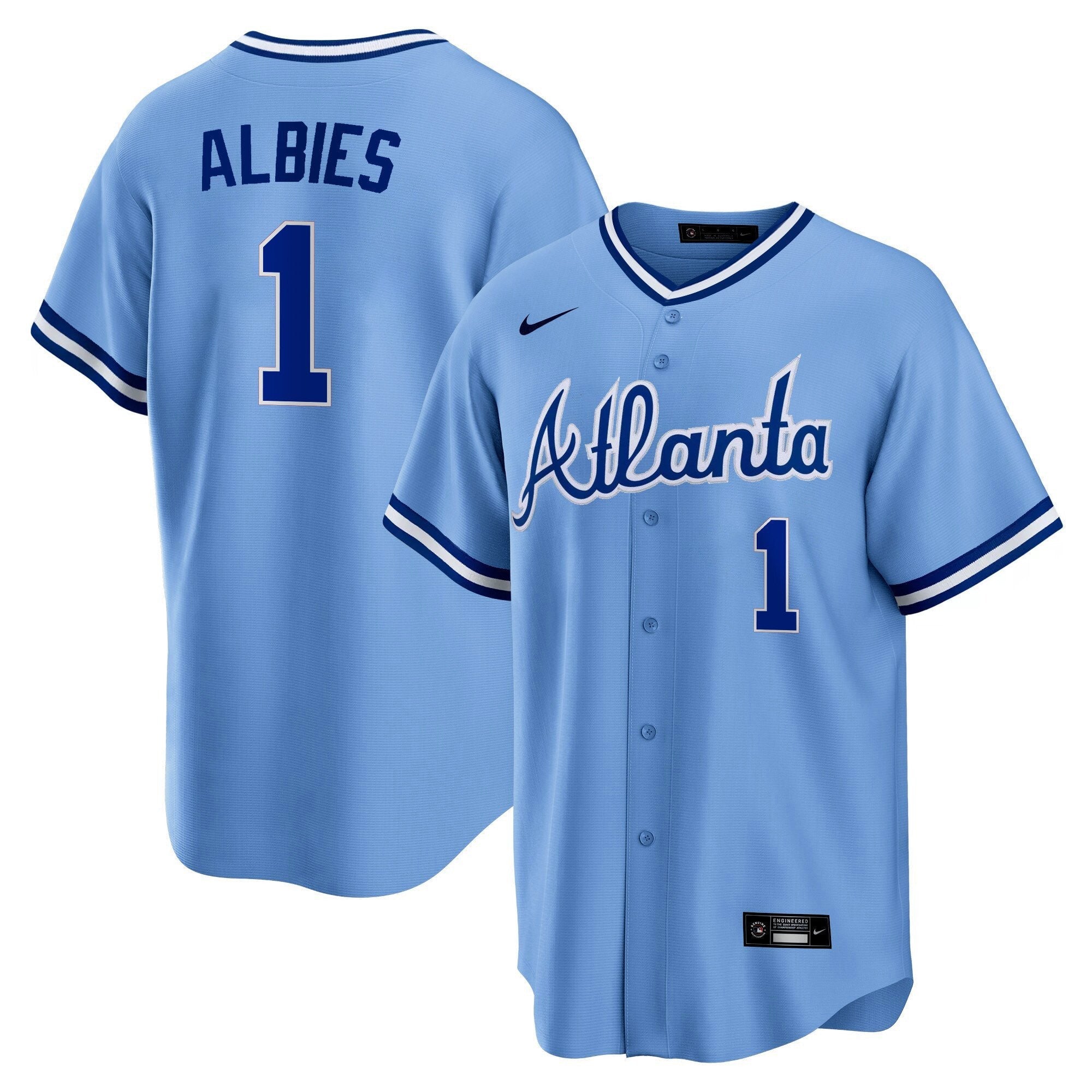 Men’s Atlanta Throwback 1974 – 1982 Cool Base Jersey