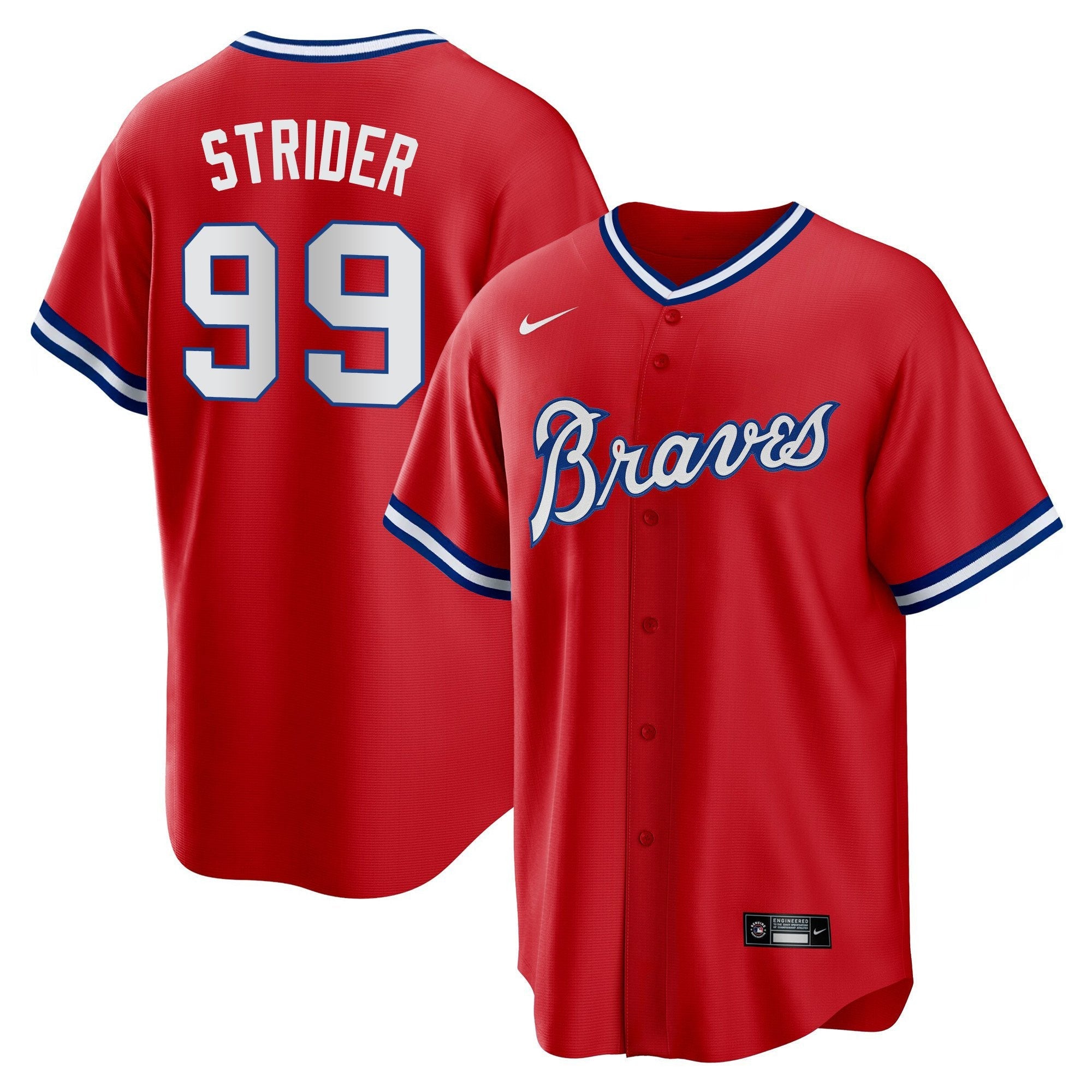 Men’s Atlanta Throwback 1974 – 1982 Cool Base Jersey