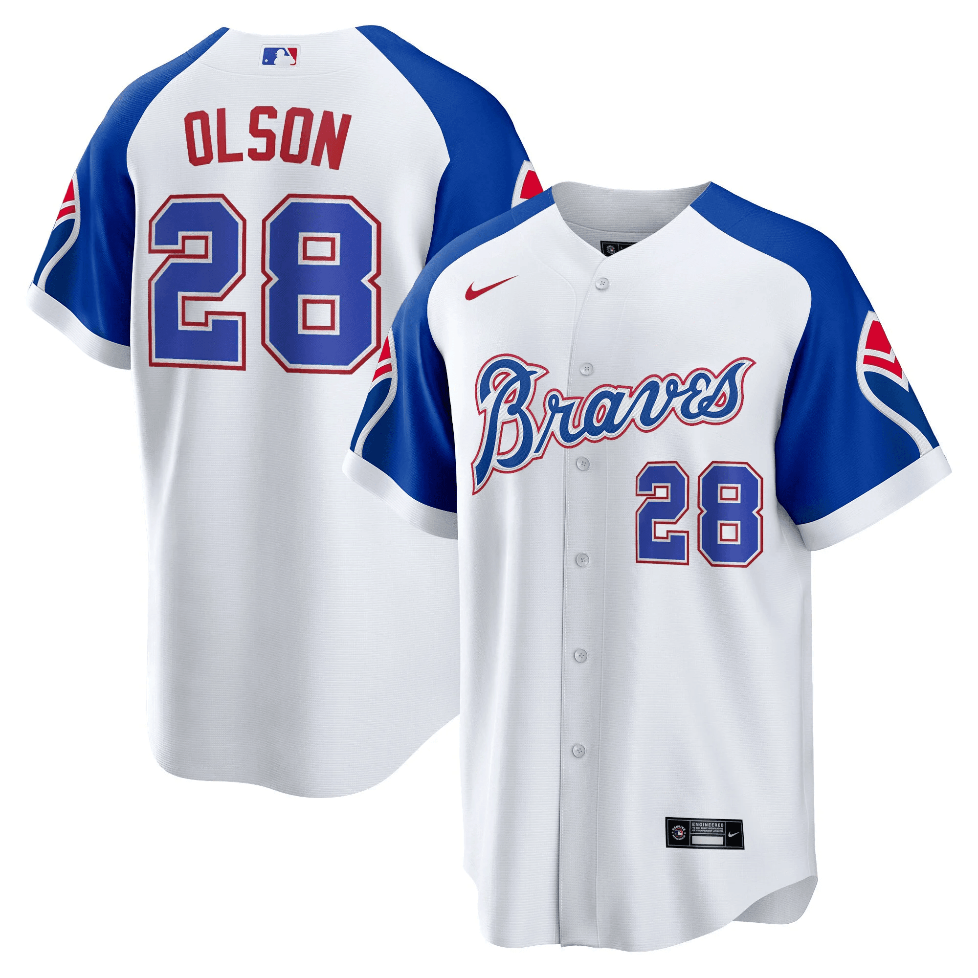 Men’s Atlanta Throwback 1974 – 1982 Cool Base Jersey