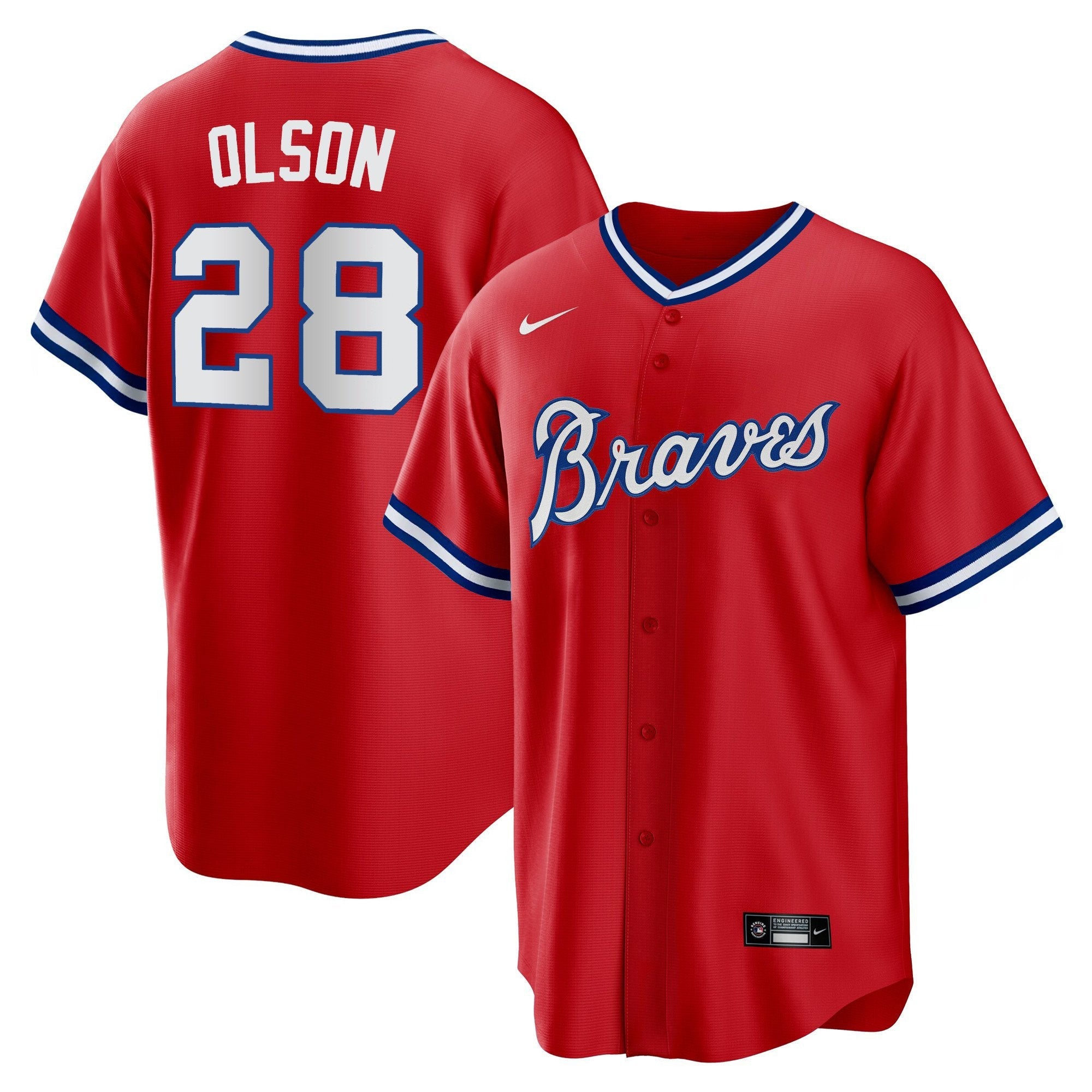 Men’s Atlanta Throwback 1974 – 1982 Cool Base Jersey