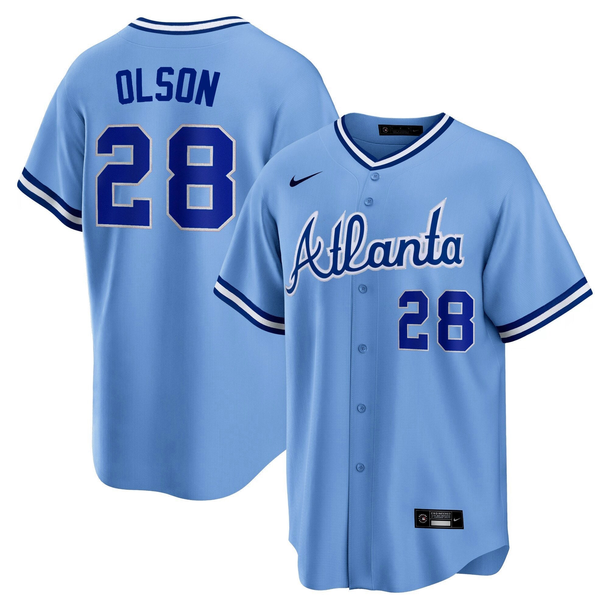 Men’s Atlanta Throwback 1974 – 1982 Cool Base Jersey