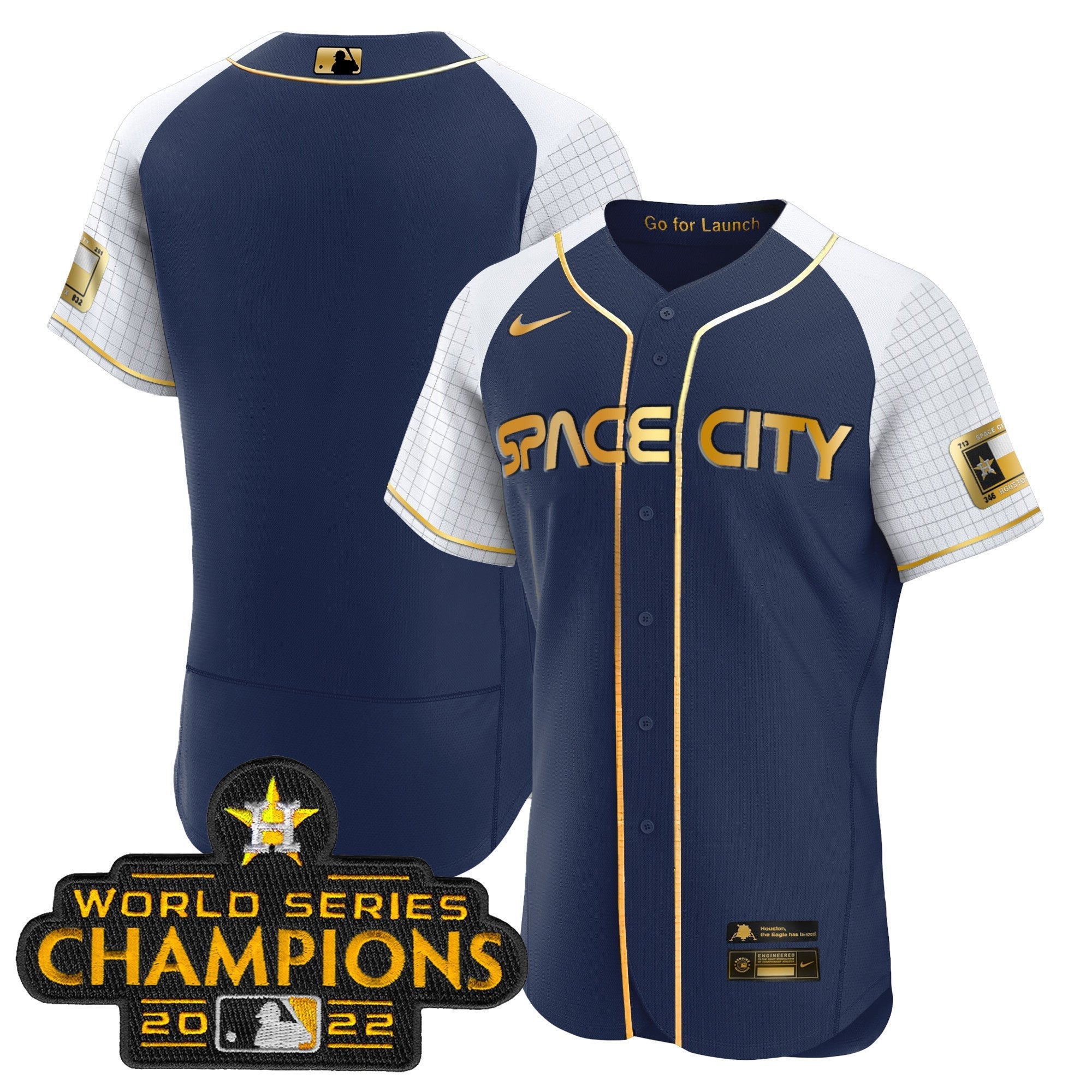 Men’s 2023 Space City Champions Alternate Navy Flex Jersey