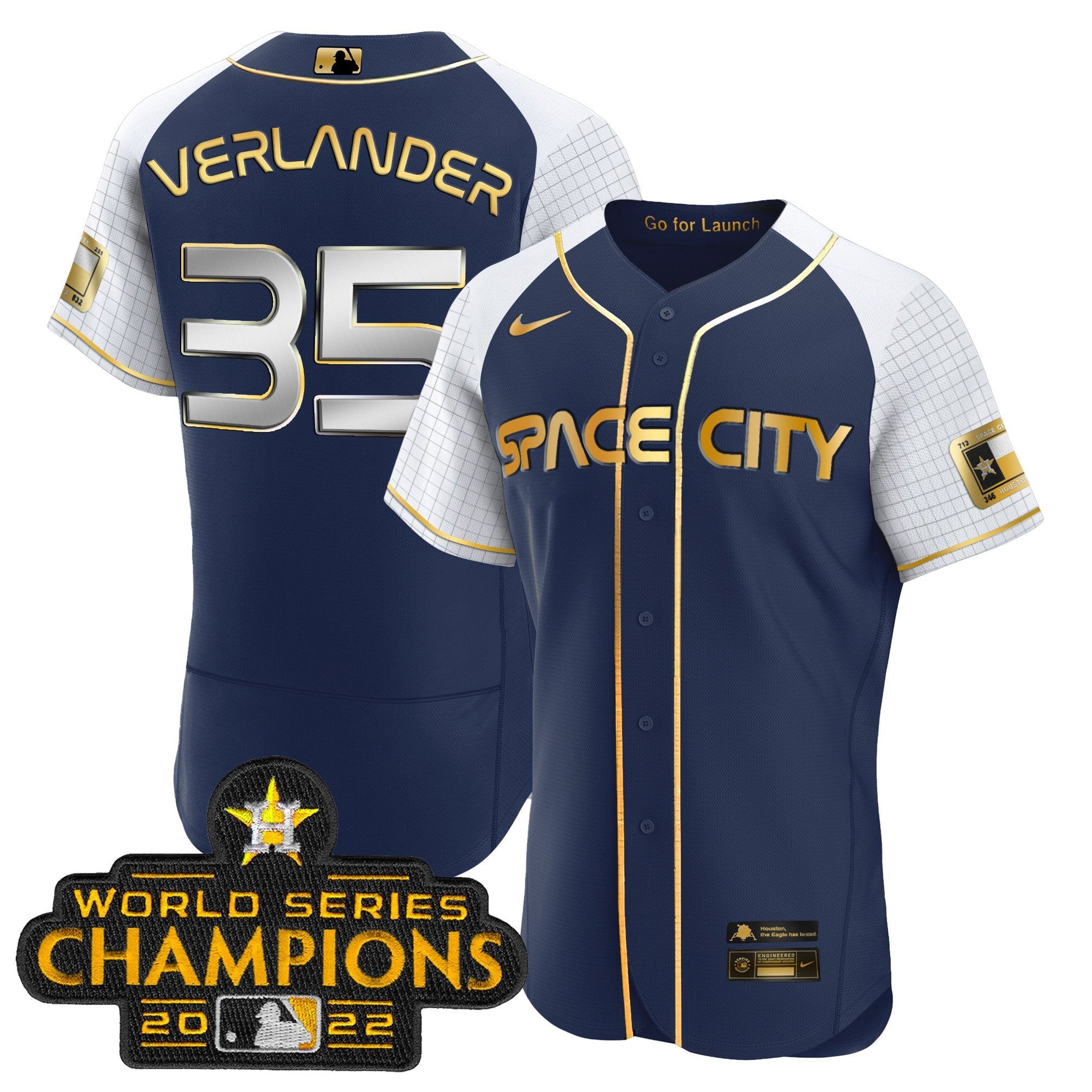 Men’s 2023 Space City Champions Alternate Navy Flex Jersey