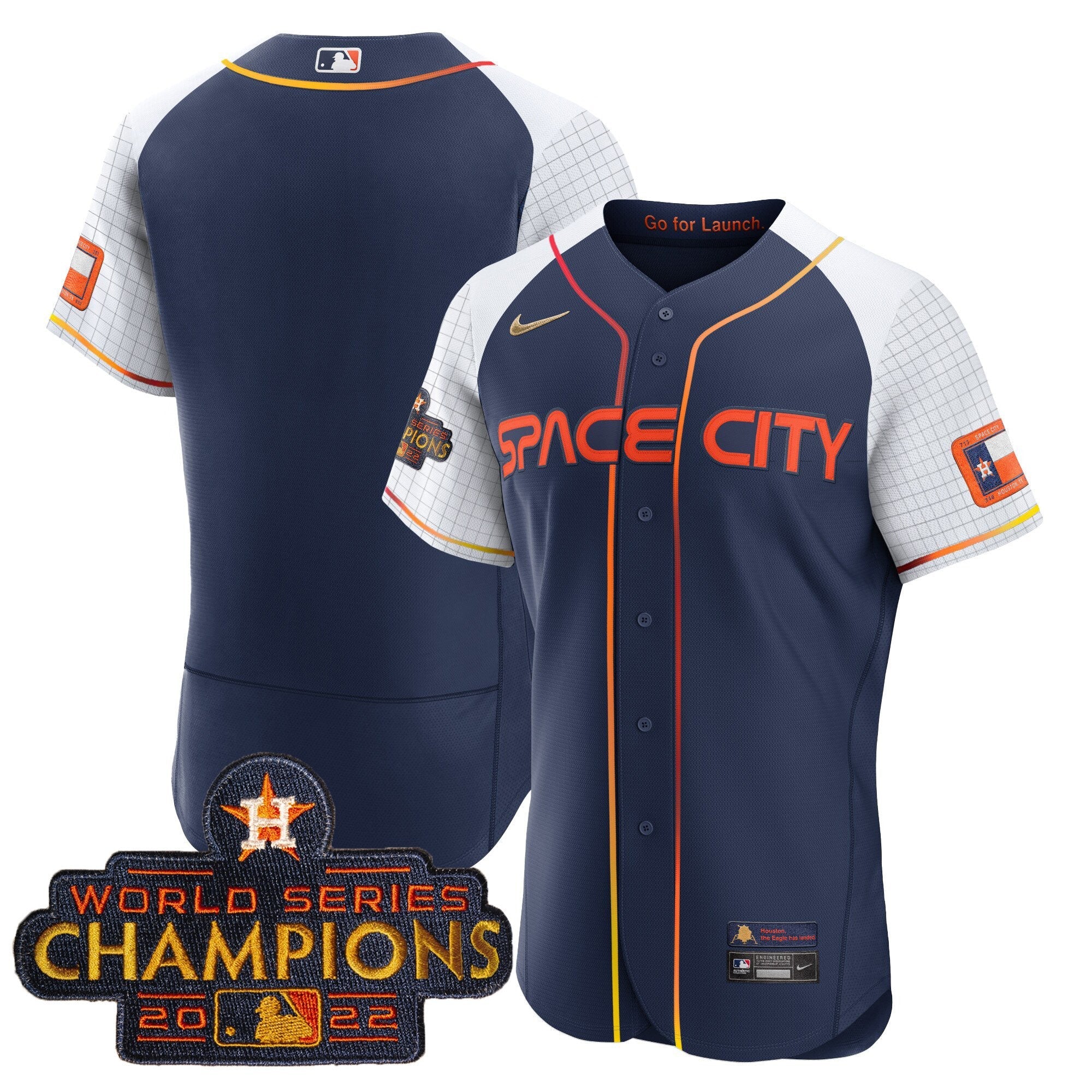Men’s 2023 Space City Champions Alternate Navy Flex Jersey