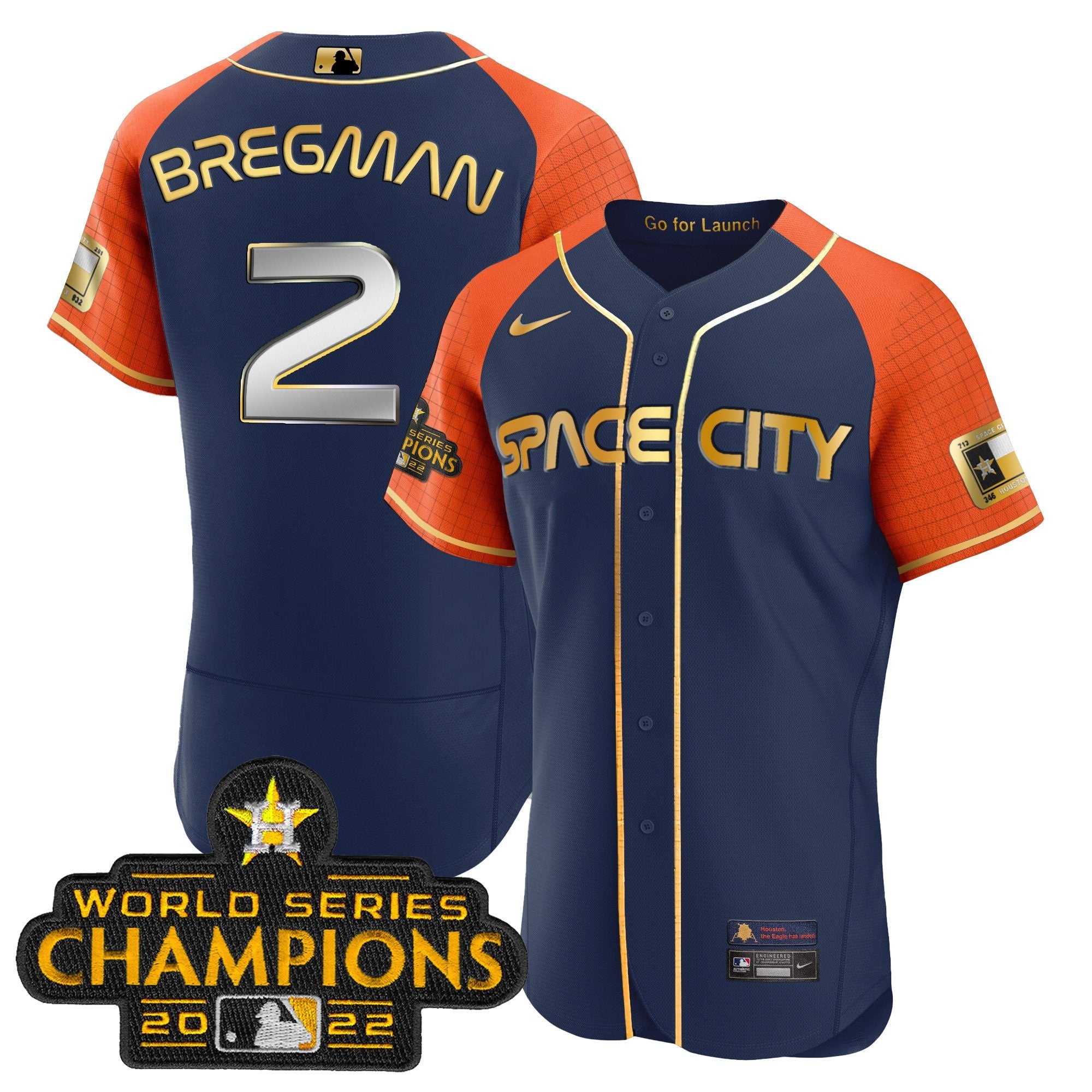Men’s 2023 Space City Champions Alternate Navy Flex Jersey