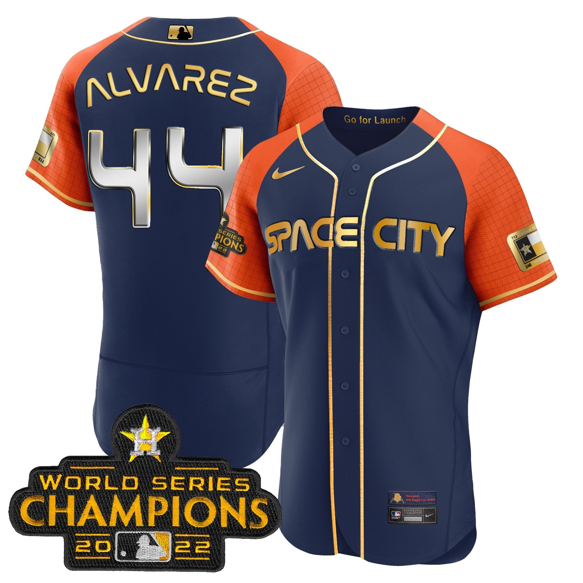 Men’s 2023 Space City Champions Alternate Navy Flex Jersey