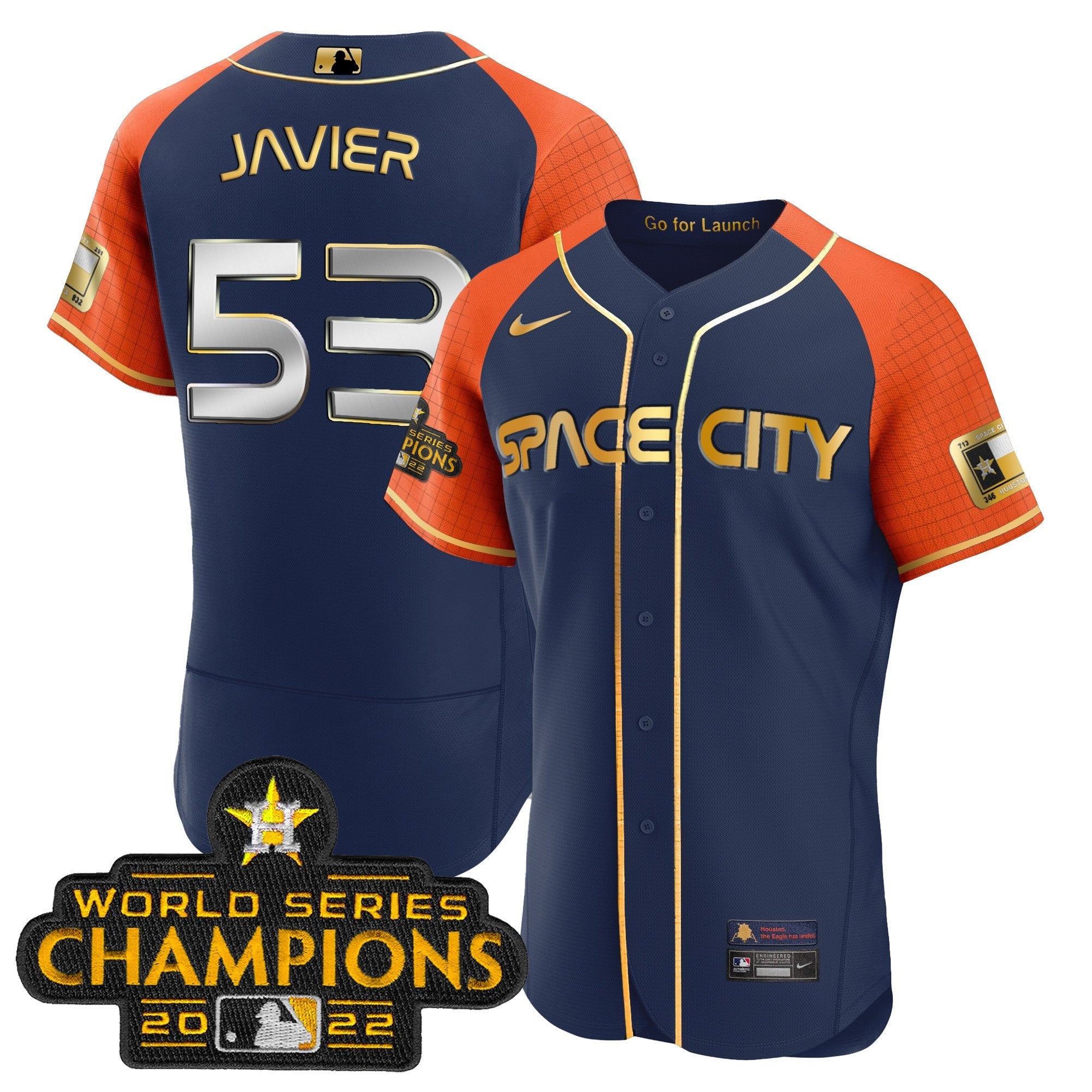 Men’s 2023 Space City Champions Alternate Navy Flex Jersey