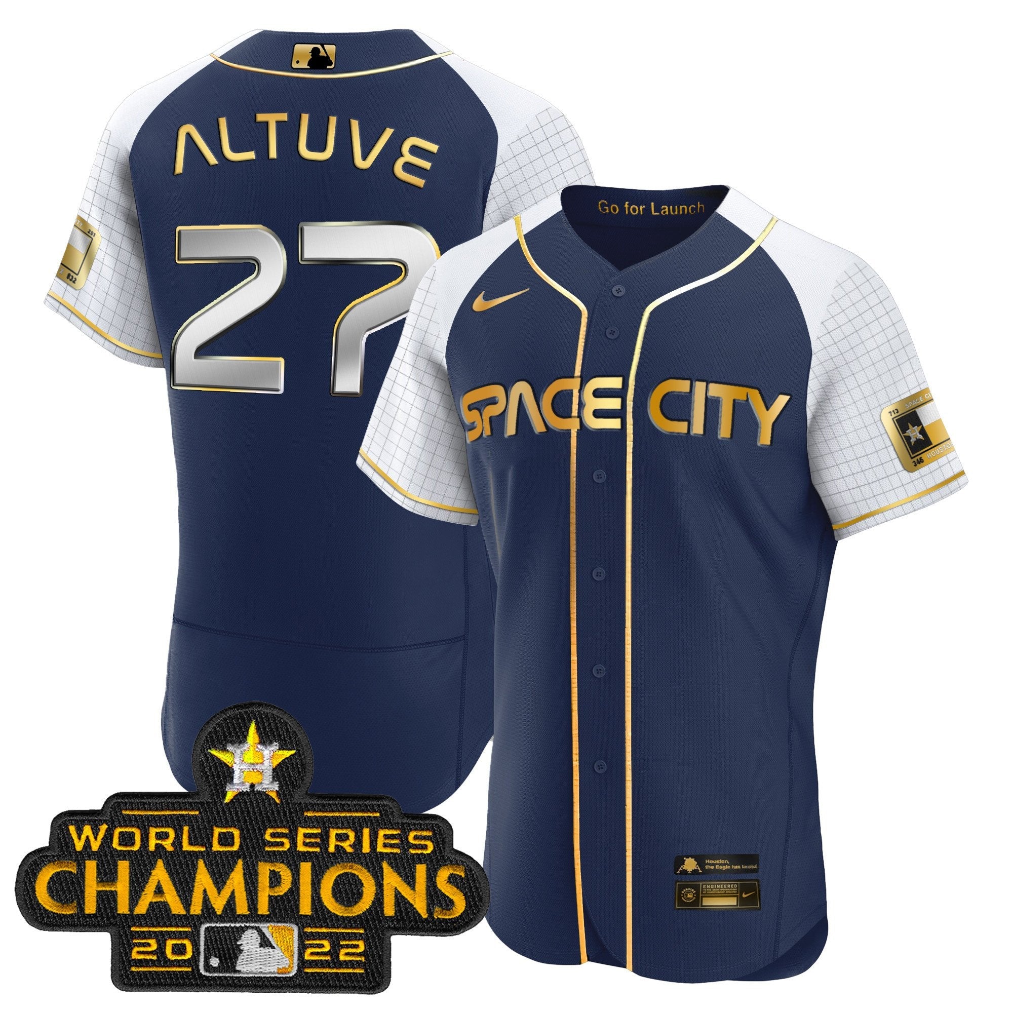 Men’s 2023 Space City Champions Alternate Navy Flex Jersey