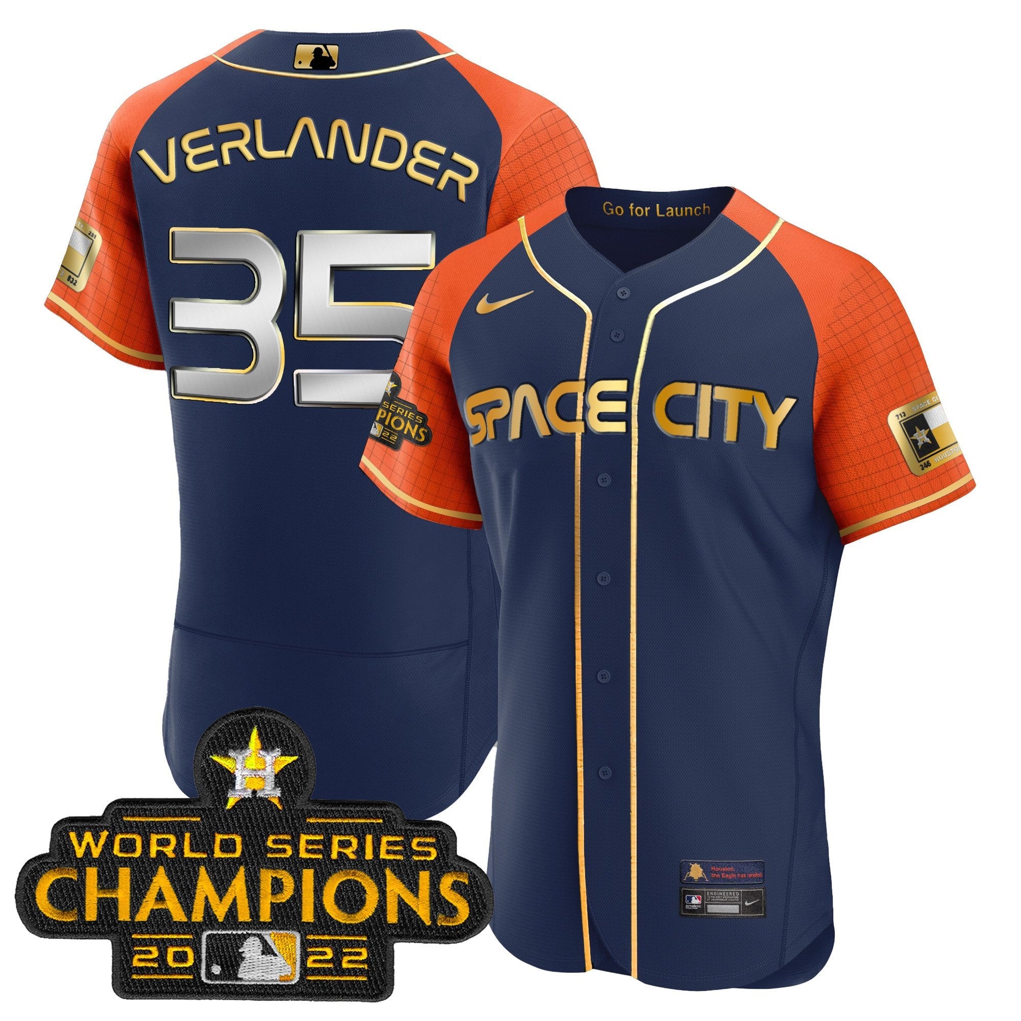 Men’s 2023 Space City Champions Alternate Navy Flex Jersey