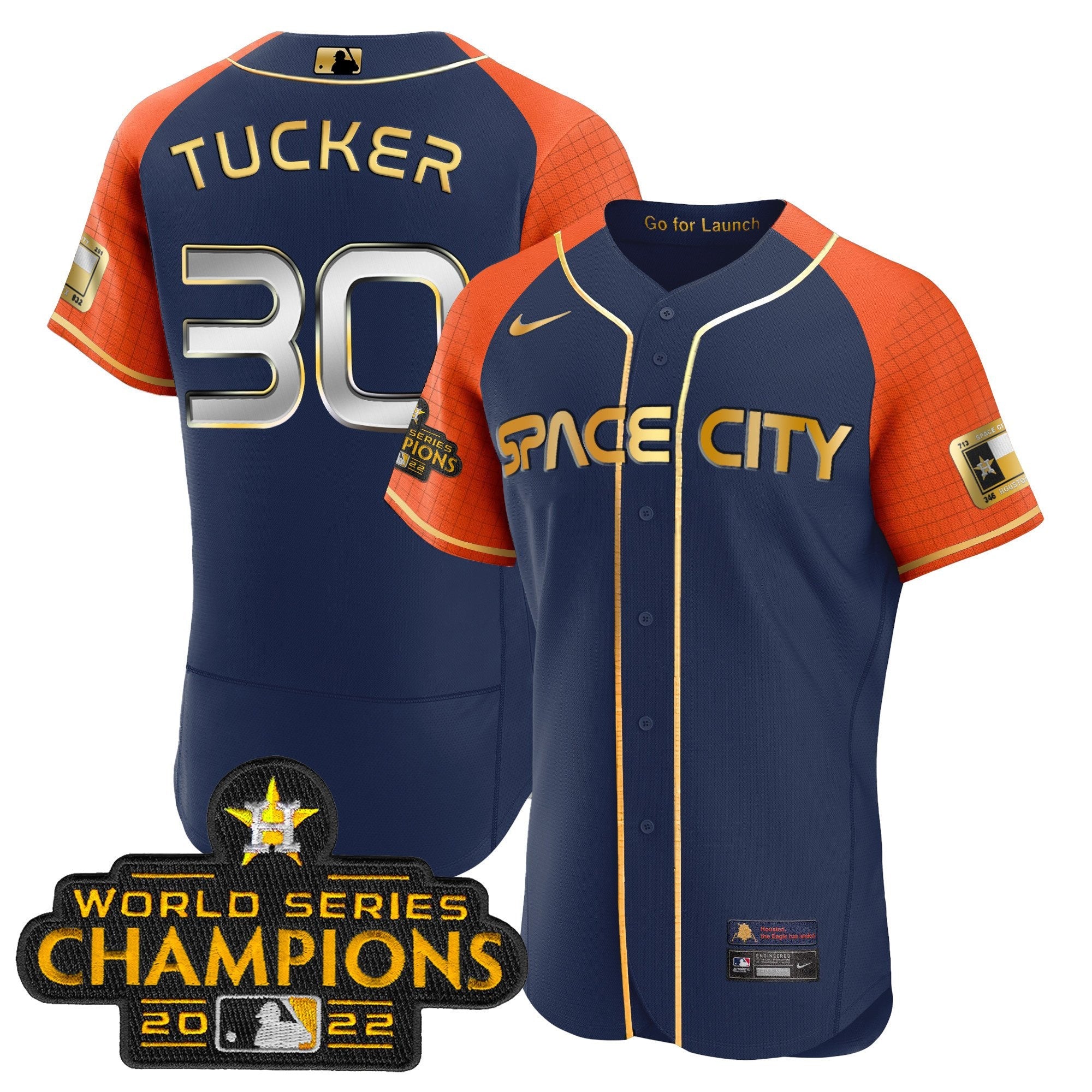 Men’s 2023 Space City Champions Alternate Navy Flex Jersey