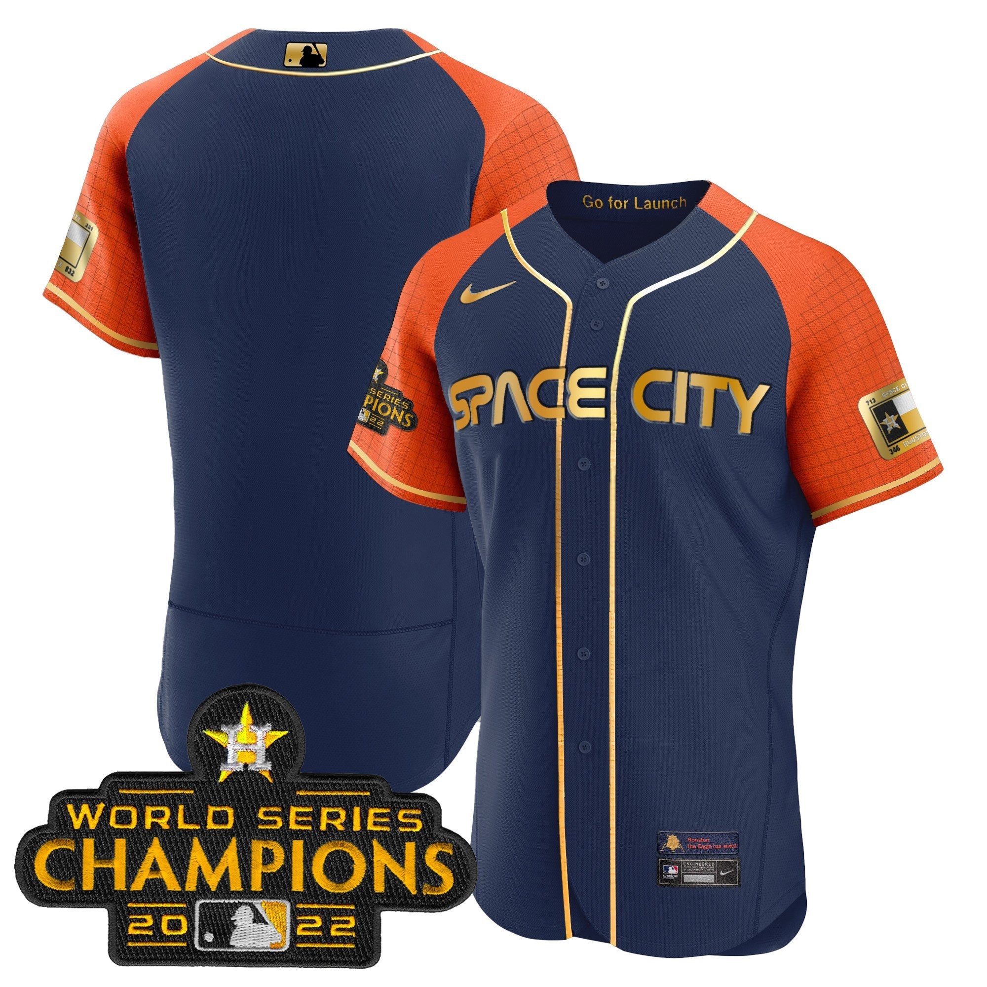 Men’s 2023 Space City Champions Alternate Navy Flex Jersey