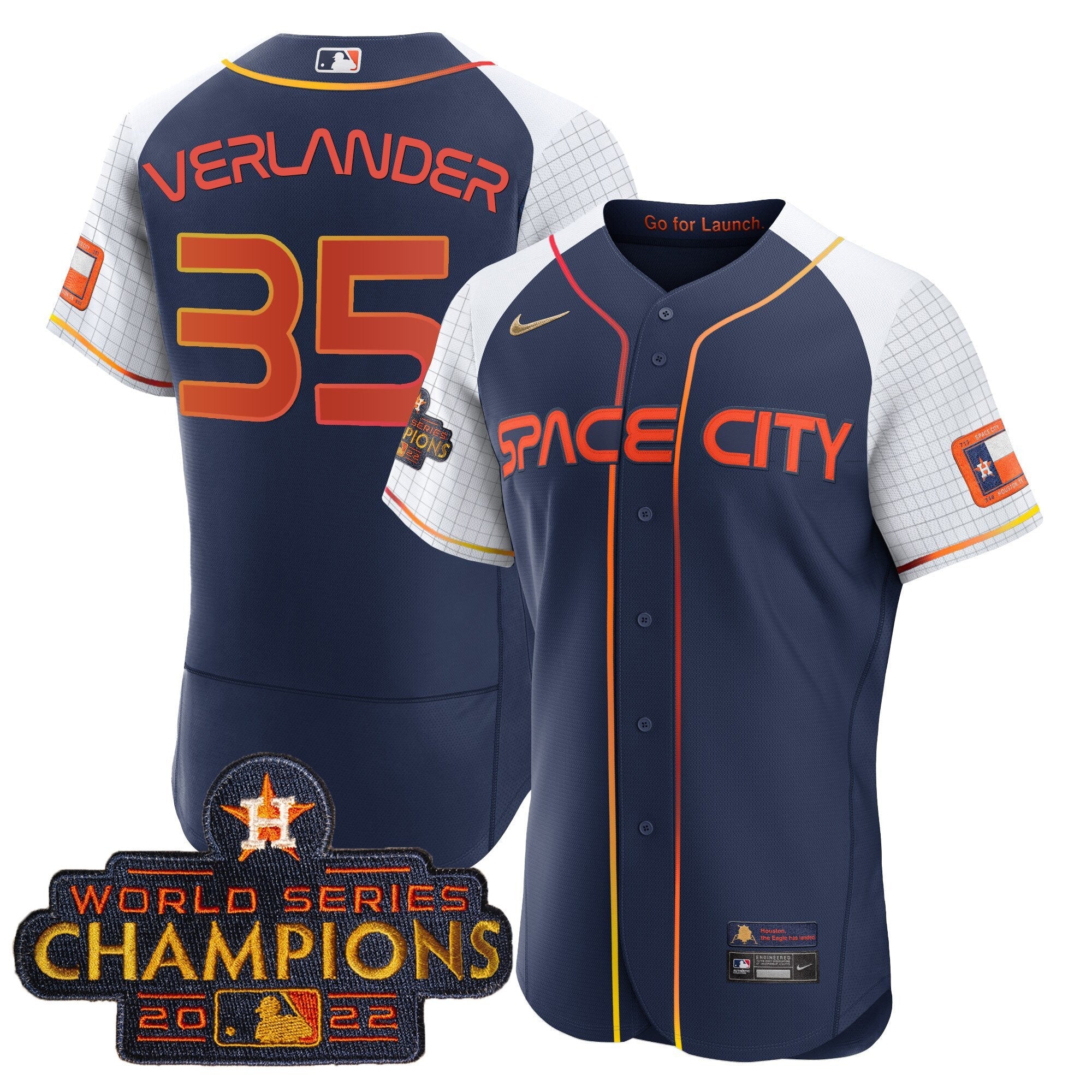 Men’s 2023 Space City Champions Alternate Navy Flex Jersey