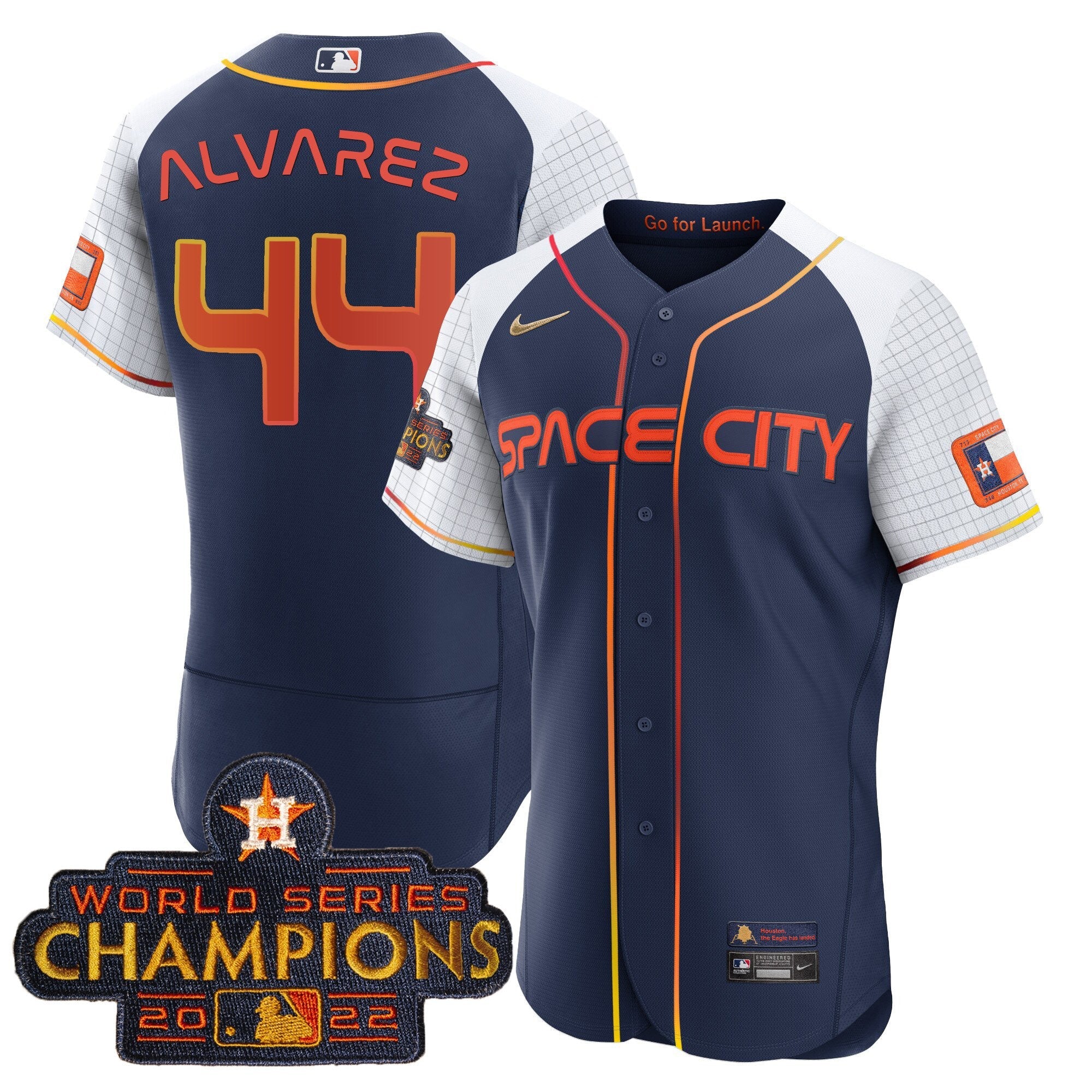 Men’s 2023 Space City Champions Alternate Navy Flex Jersey