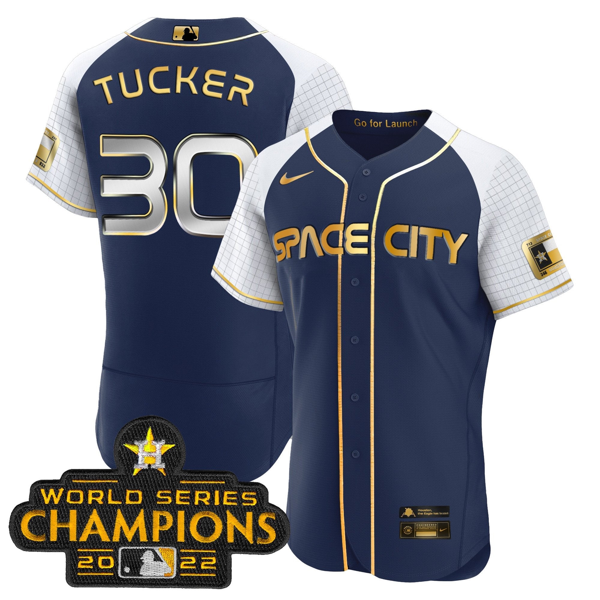 Men’s 2023 Space City Champions Alternate Navy Flex Jersey