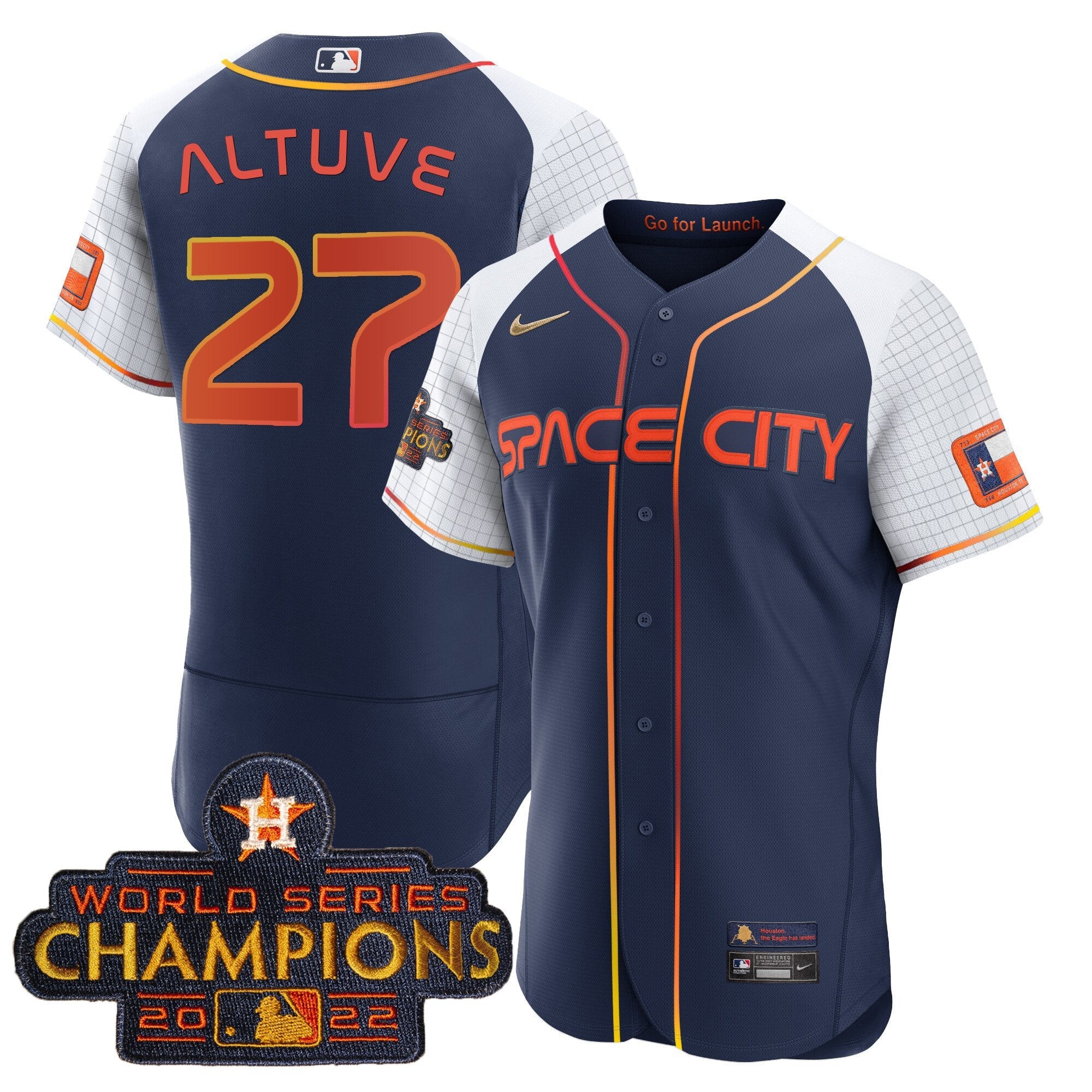 Men’s 2023 Space City Champions Alternate Navy Flex Jersey