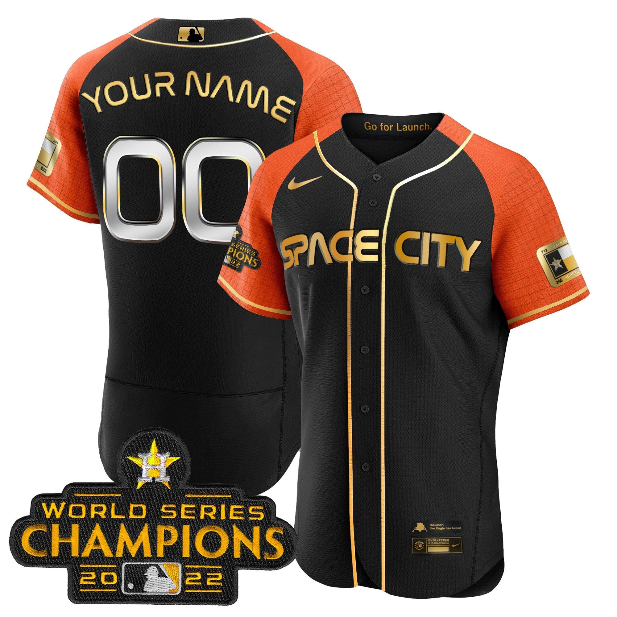 2023 Space City Champions Alternate Flex Custom Jersey