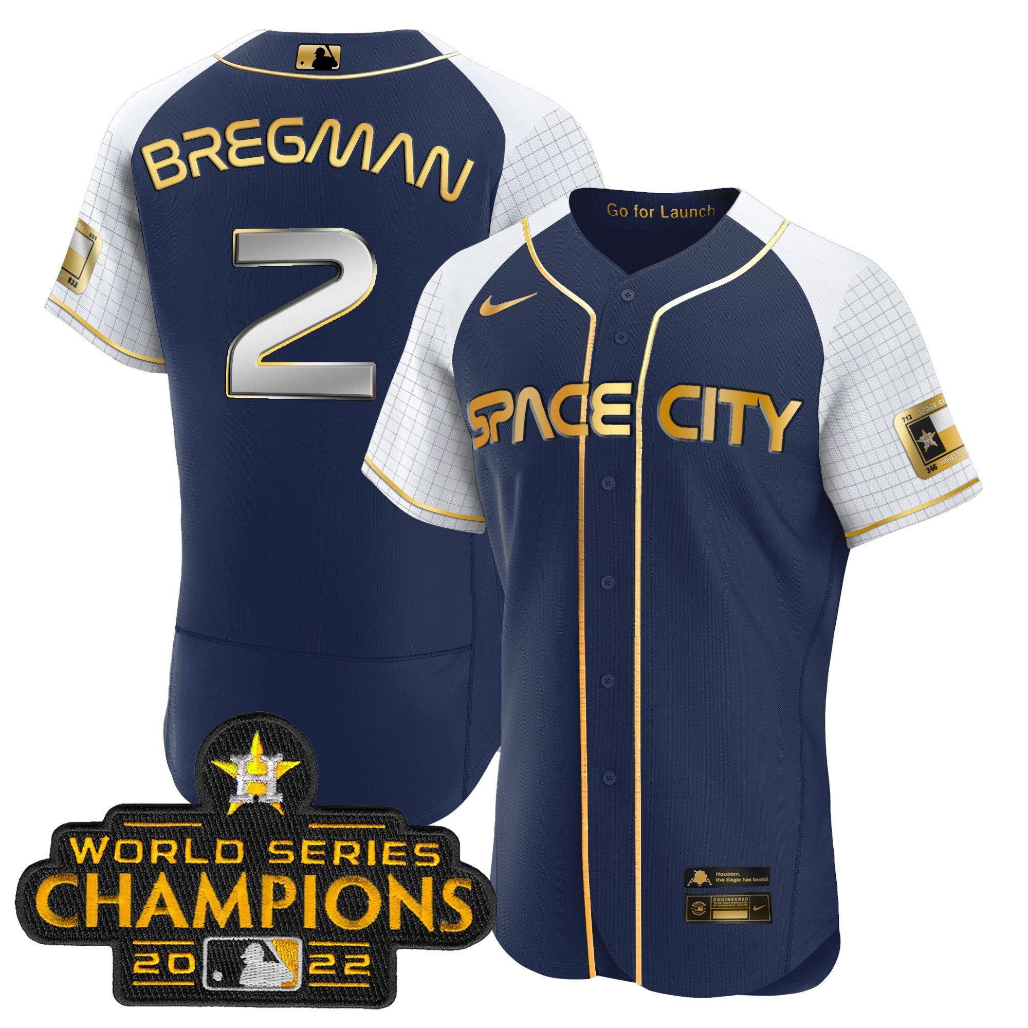 Men’s 2023 Space City Champions Alternate Navy Flex Jersey