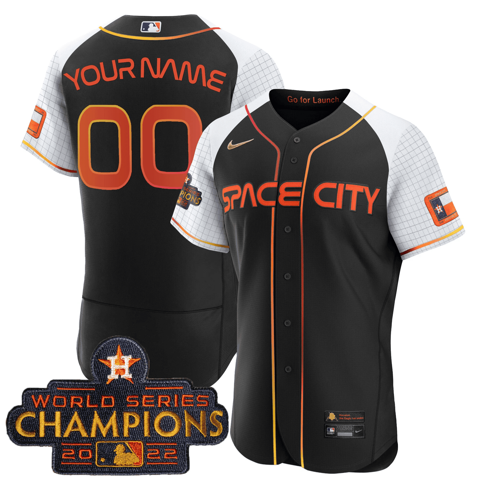 2023 Space City Champions Alternate Flex Custom Jersey