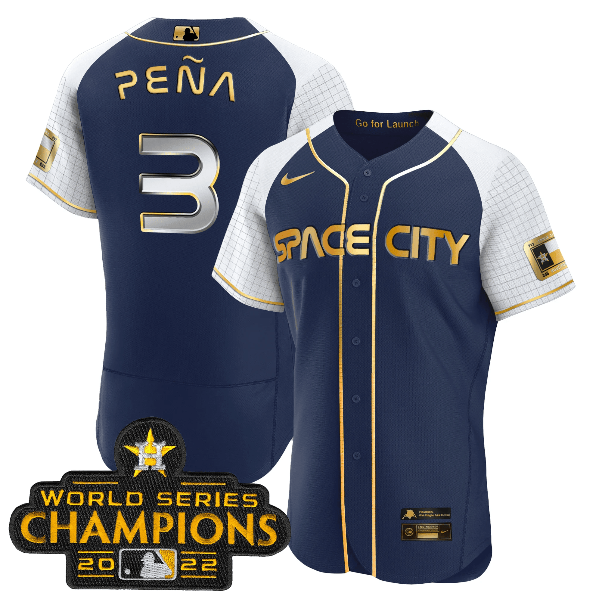 Men’s 2023 Space City Champions Alternate Navy Flex Jersey
