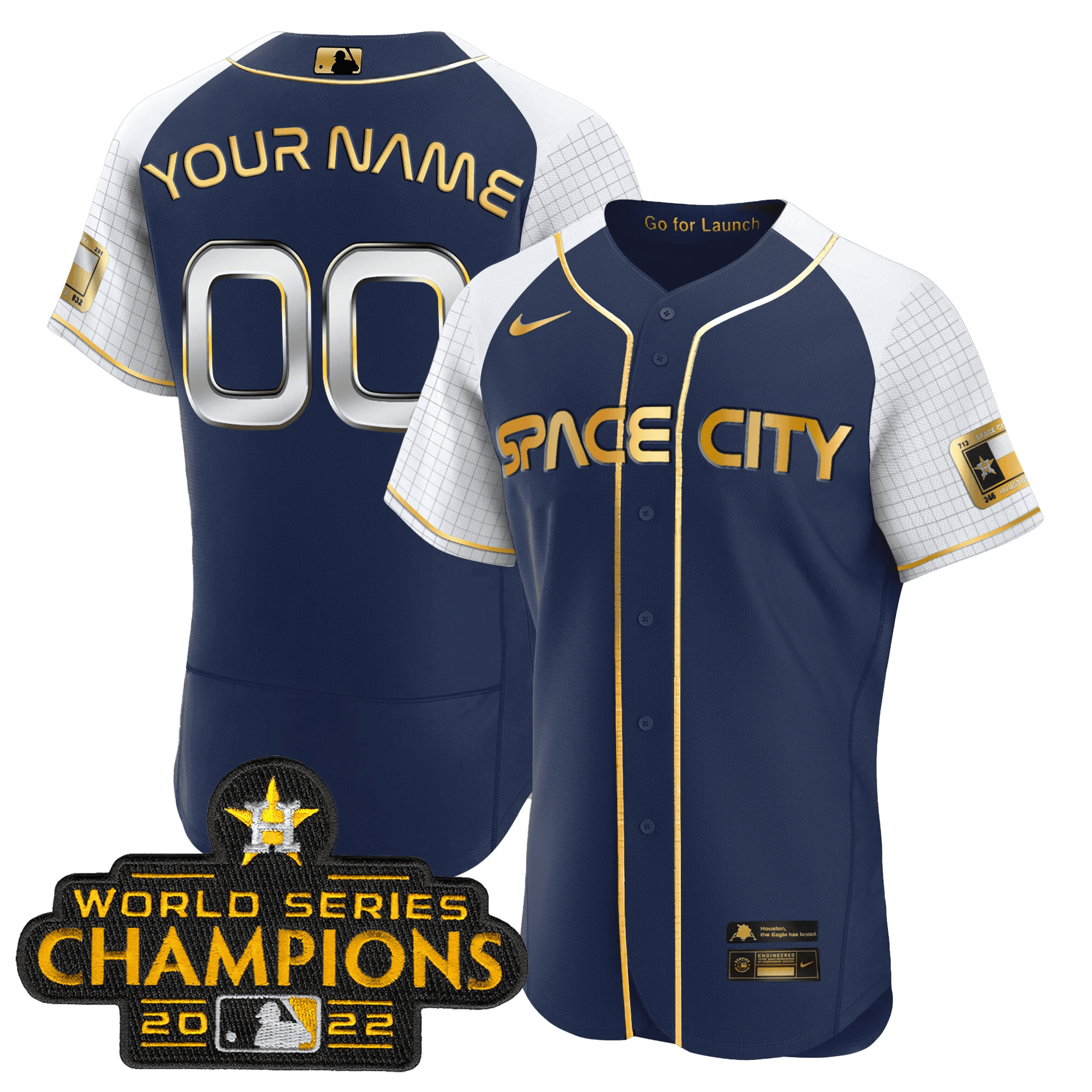 2023 Space City Champions Alternate Flex Custom Jersey
