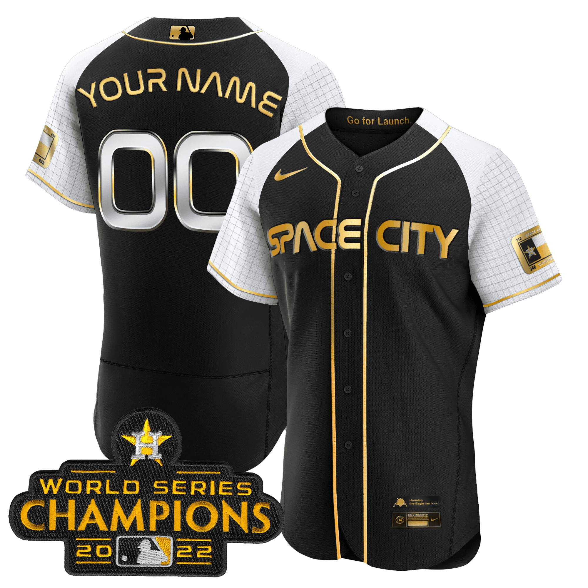 2023 Space City Champions Alternate Flex Custom Jersey