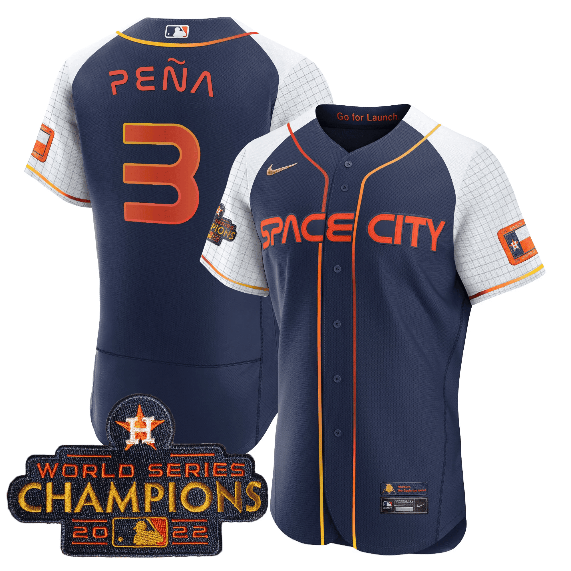 Men’s 2023 Space City Champions Alternate Navy Flex Jersey