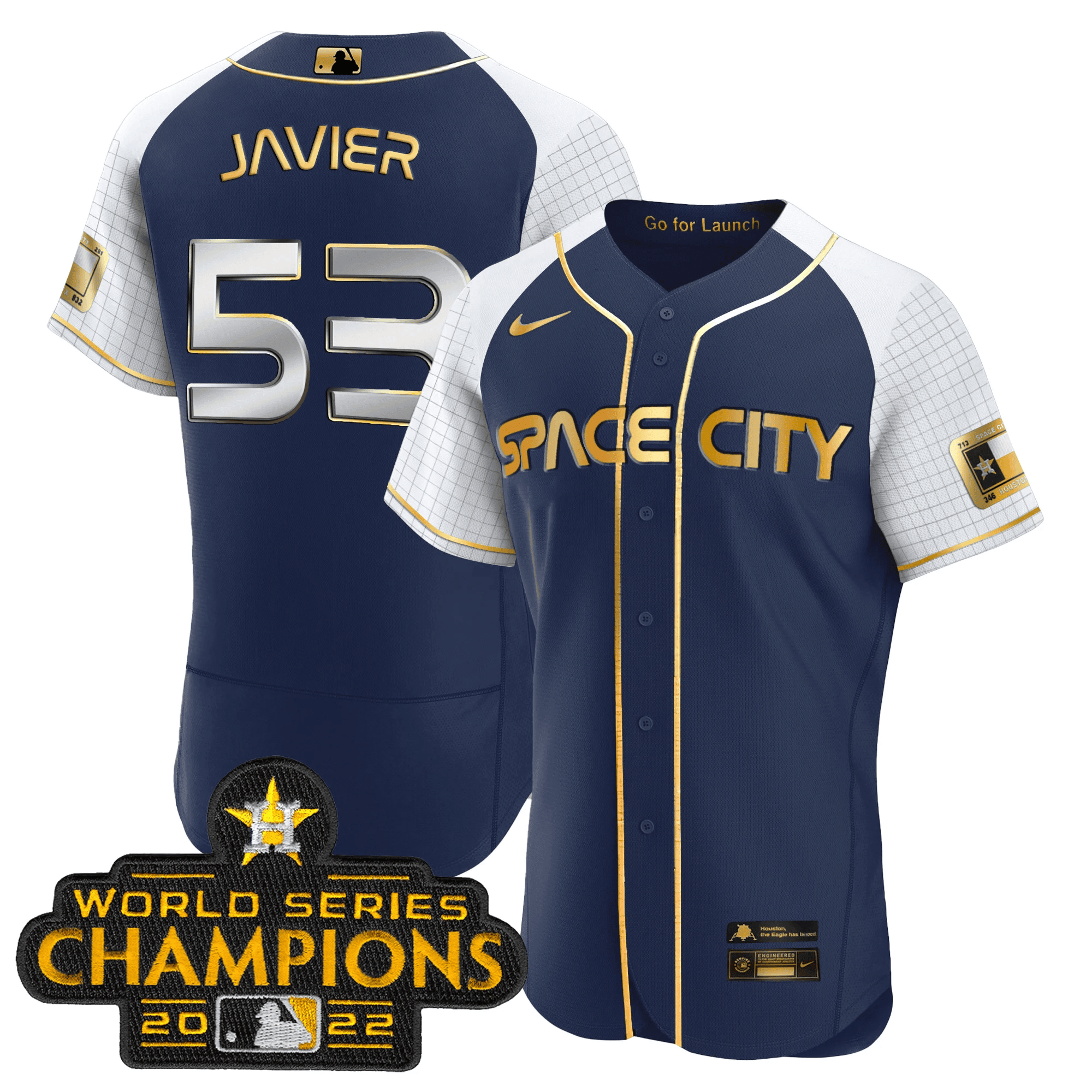 Men’s 2023 Space City Champions Alternate Navy Flex Jersey
