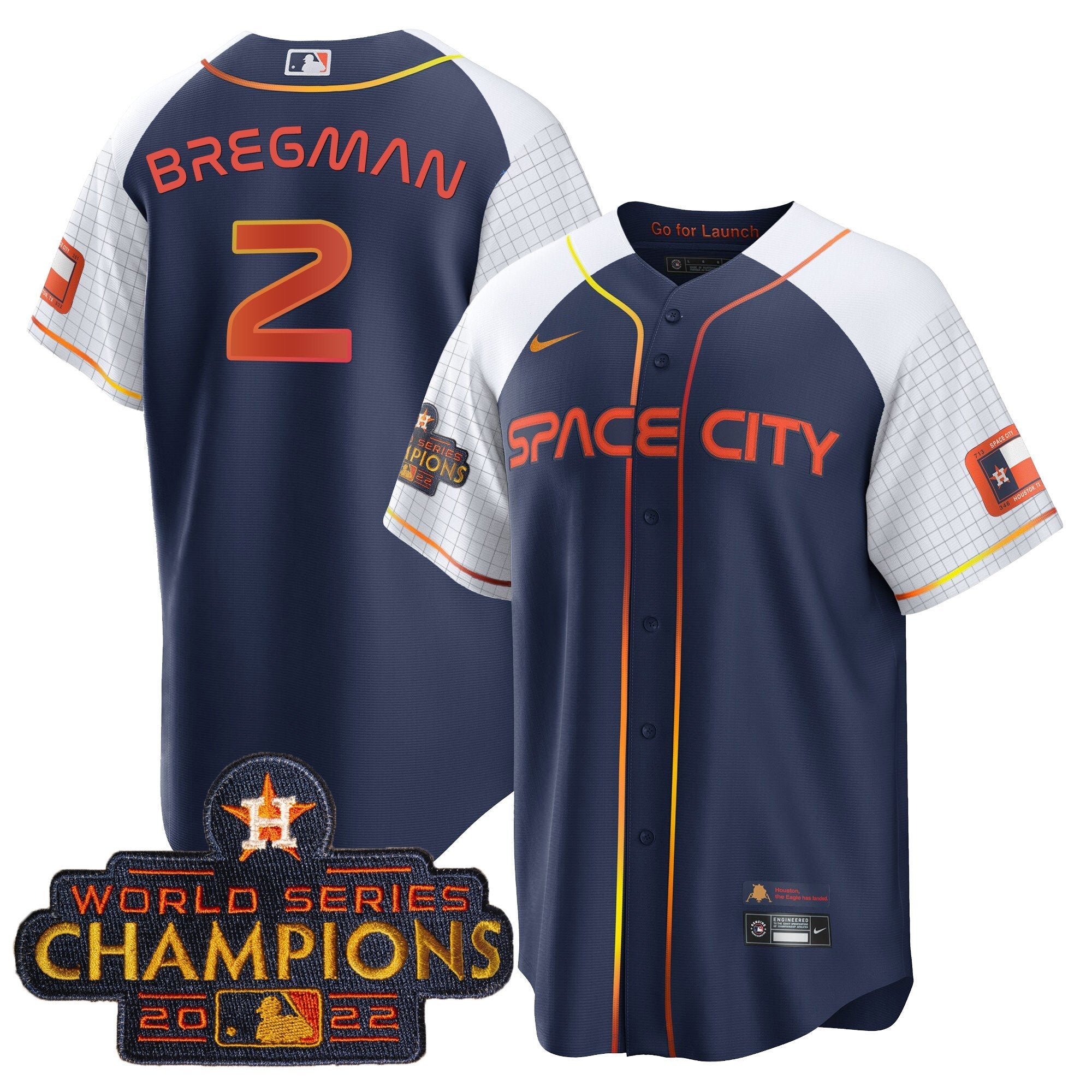 Men’s 2023 Space City Champions Alternate Navy Cool Jersey