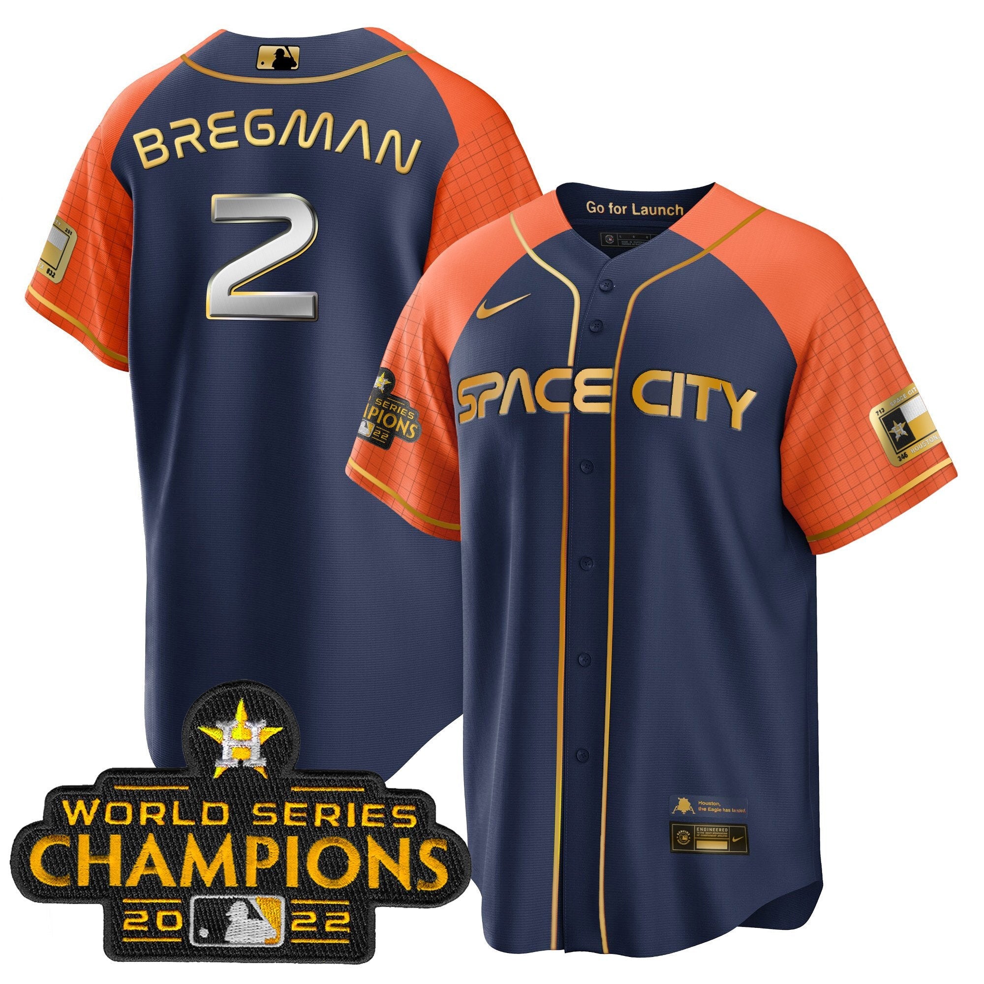 Men’s 2023 Space City Champions Alternate Navy Cool Jersey